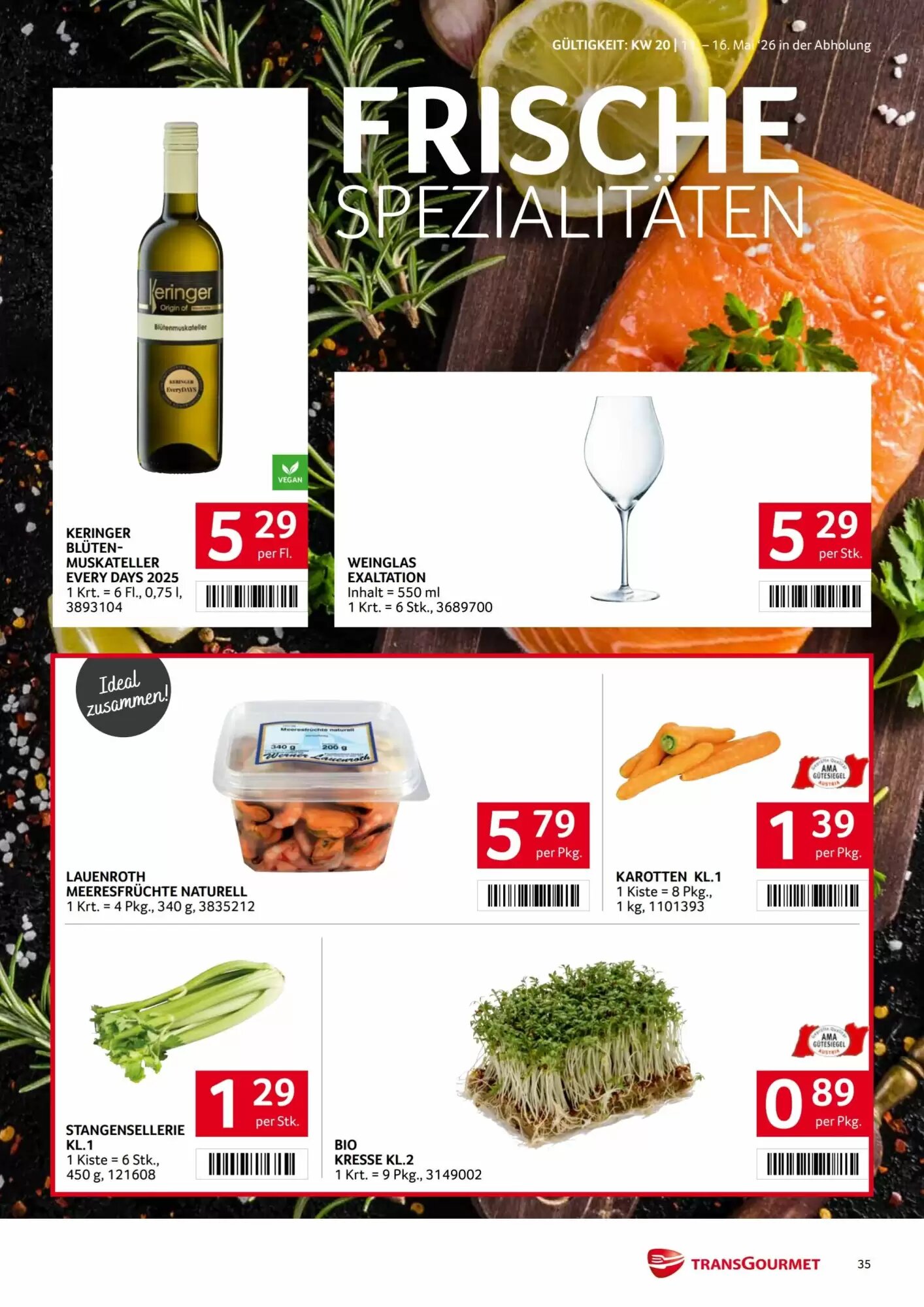 Transgourmet Flugblatt (ab 11.05.2026) - Angebote und Prospekt - Seite 35