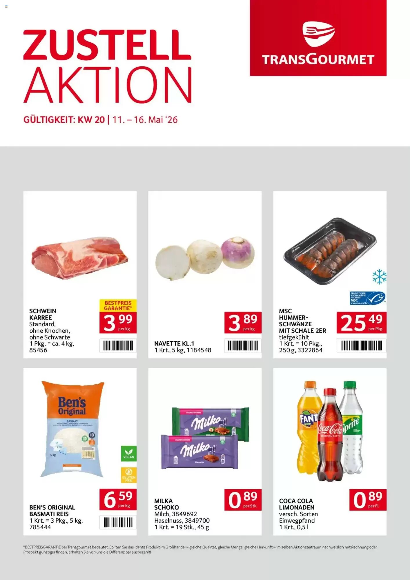 Transgourmet Flugblatt (ab 11.05.2026) - Angebote und Prospekt - Seite 1