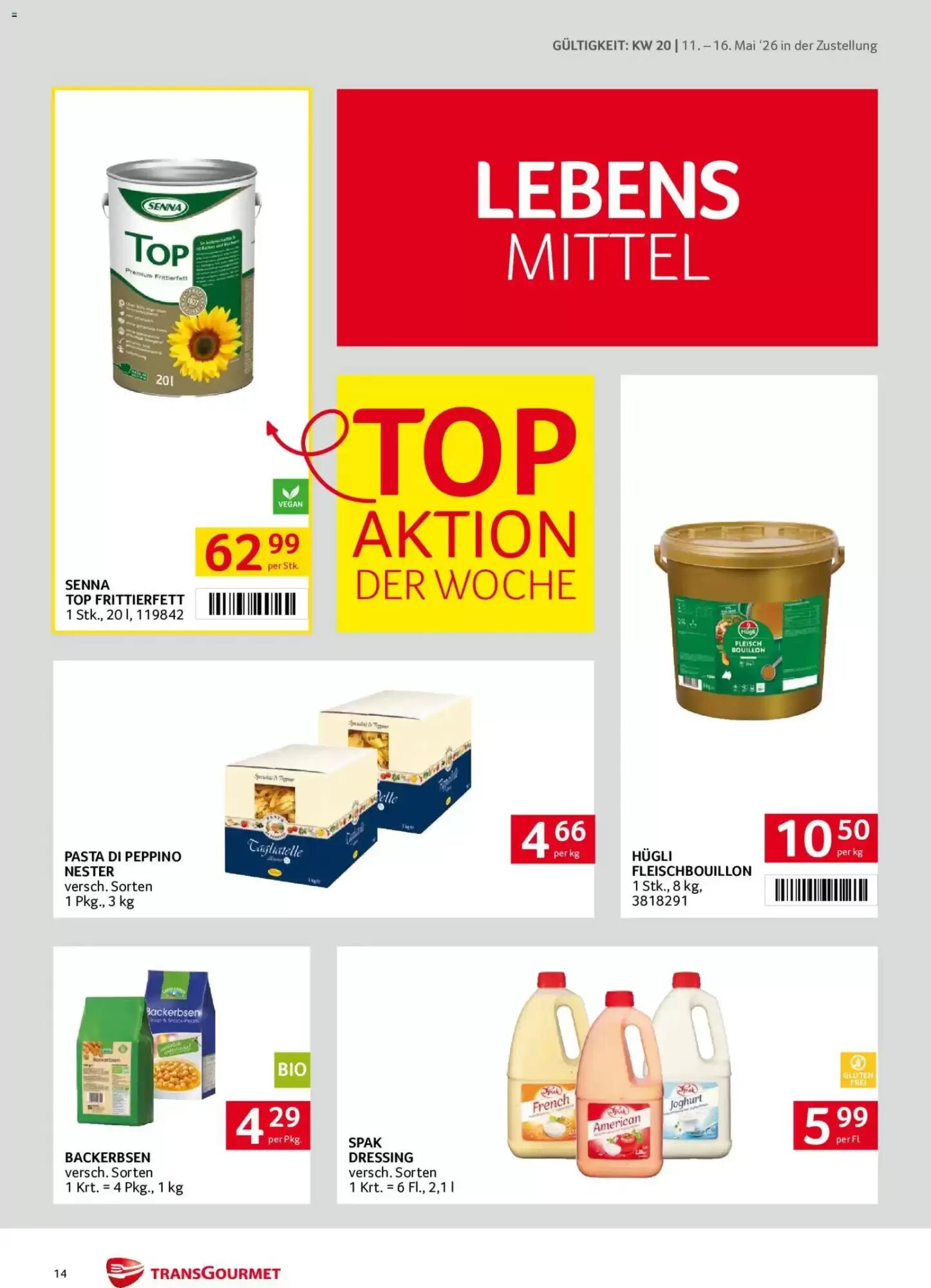 Transgourmet Flugblatt (ab 11.05.2026) - Angebote und Prospekt - Seite 14