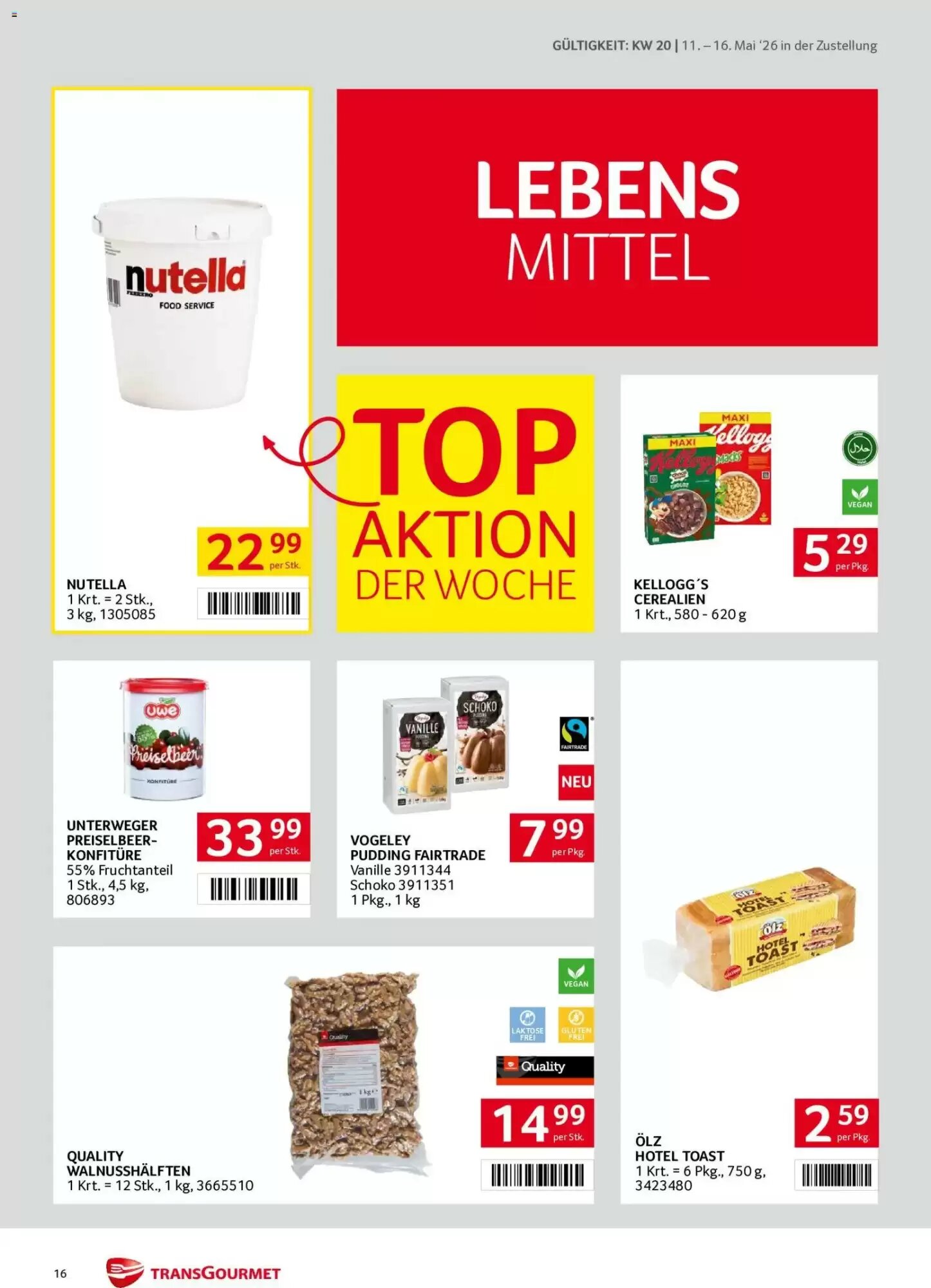 Transgourmet Flugblatt (ab 11.05.2026) - Angebote und Prospekt - Seite 16
