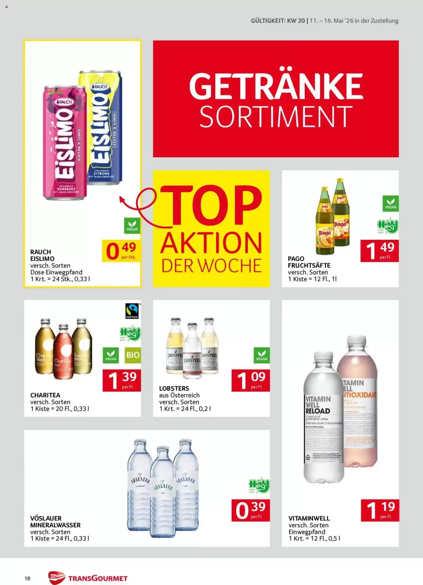 Transgourmet Flugblatt (ab 11.05.2026) - Angebote und Prospekt - Seite 18