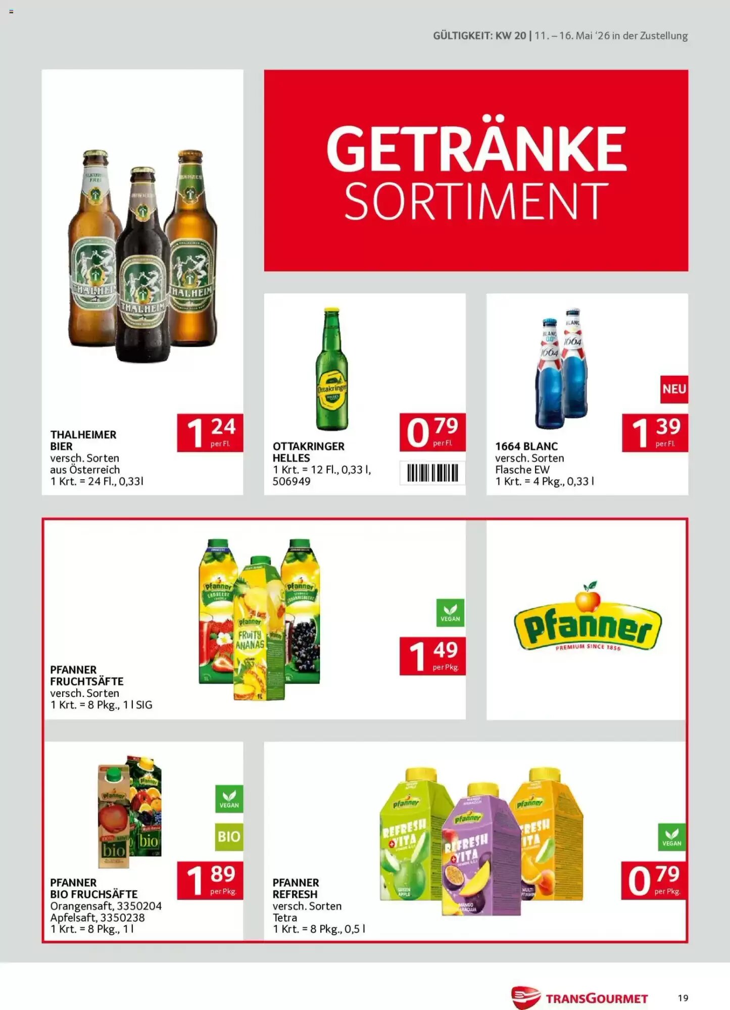 Transgourmet Flugblatt (ab 11.05.2026) - Angebote und Prospekt - Seite 19