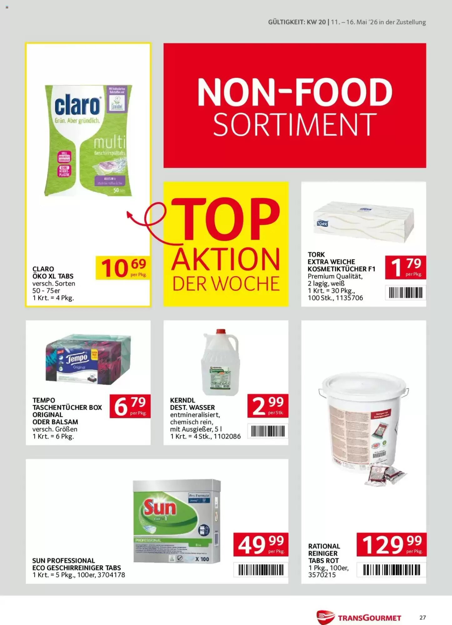 Transgourmet Flugblatt (ab 11.05.2026) - Angebote und Prospekt - Seite 27