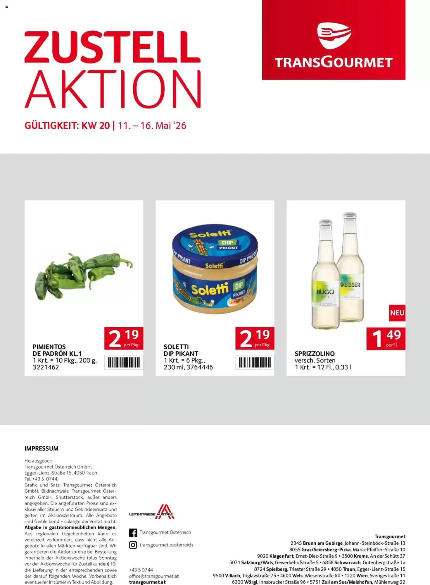 Transgourmet Flugblatt (ab 11.05.2026) - Angebote und Prospekt - Seite 28