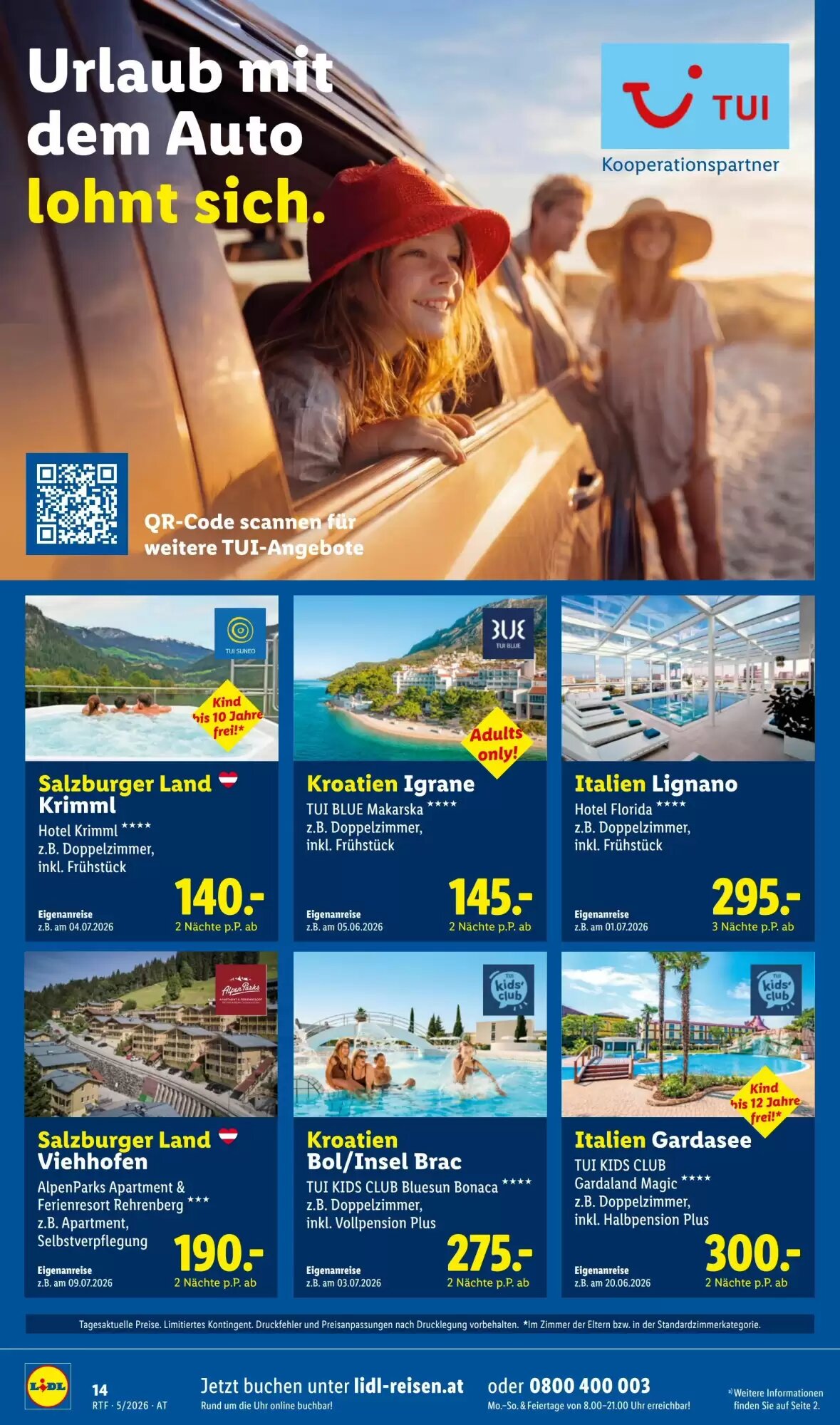 Lidl Reisen Flugblatt (ab 12.05.2026) - Angebote und Prospekt - Seite 14