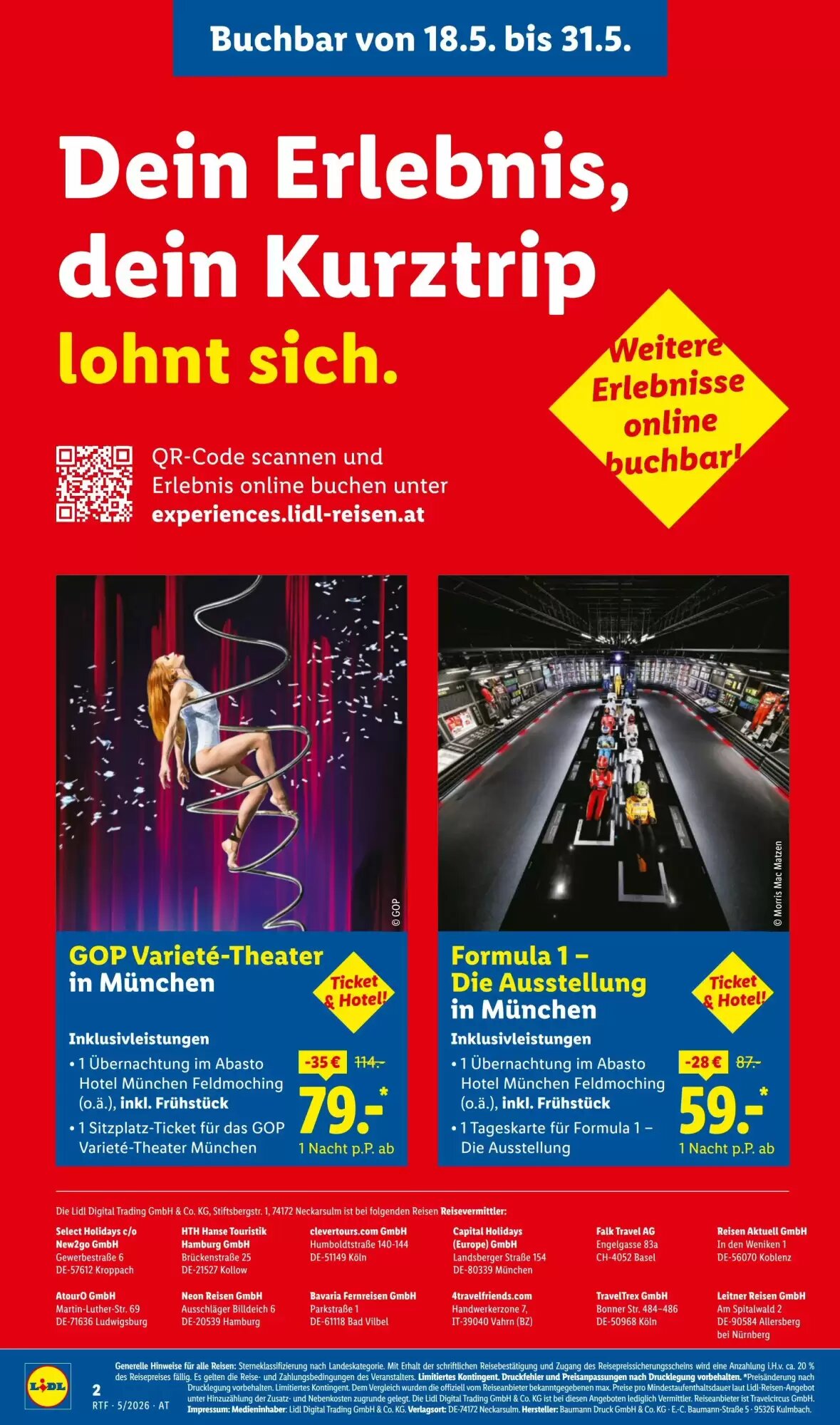 Lidl Reisen Flugblatt (ab 12.05.2026) - Angebote und Prospekt - Seite 2