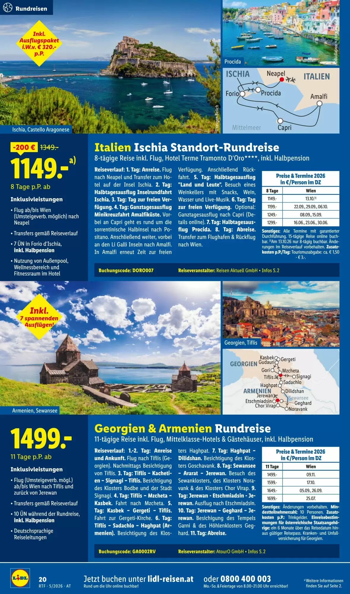 Lidl Reisen Flugblatt (ab 12.05.2026) - Angebote und Prospekt - Seite 20