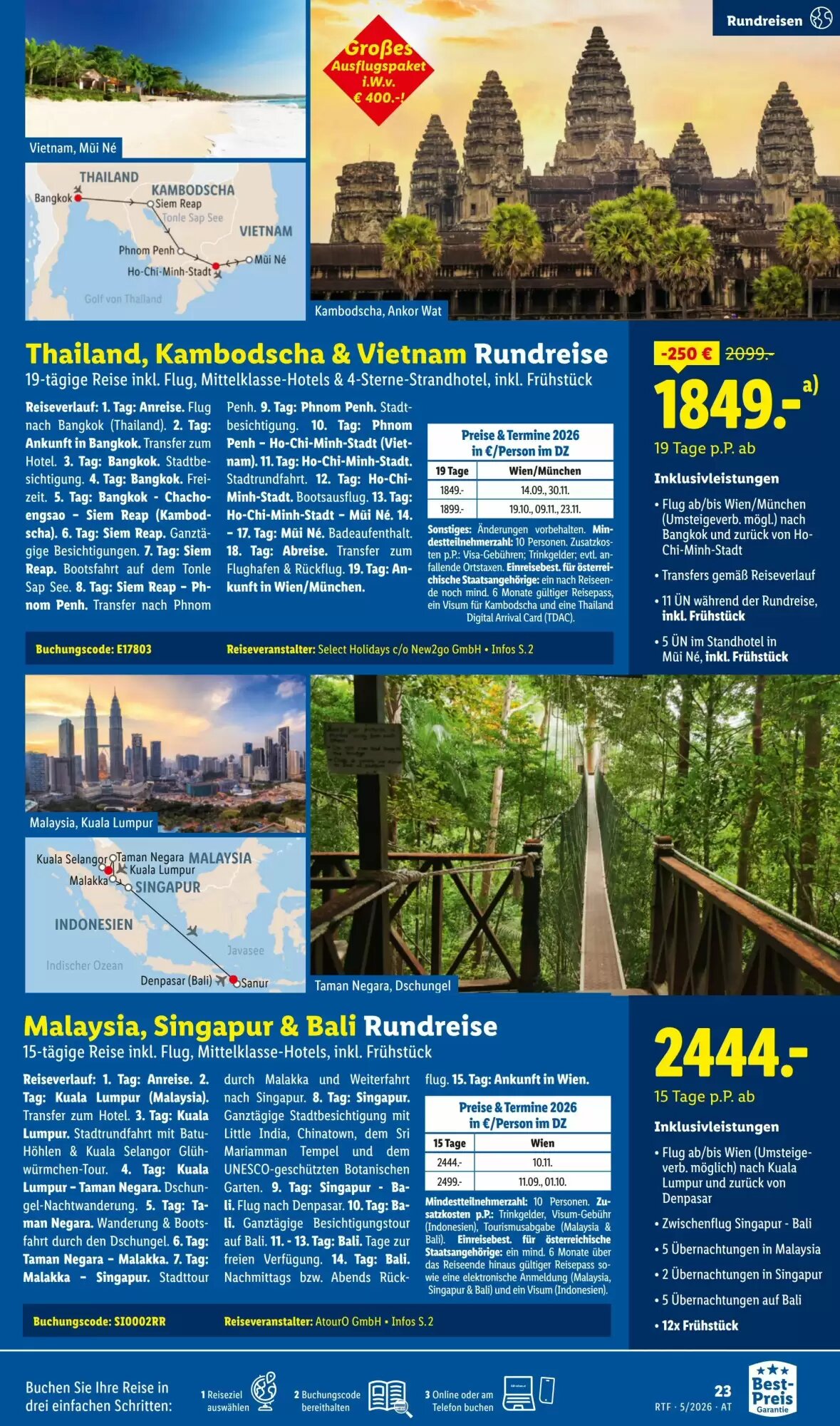 Lidl Reisen Flugblatt (ab 12.05.2026) - Angebote und Prospekt - Seite 23