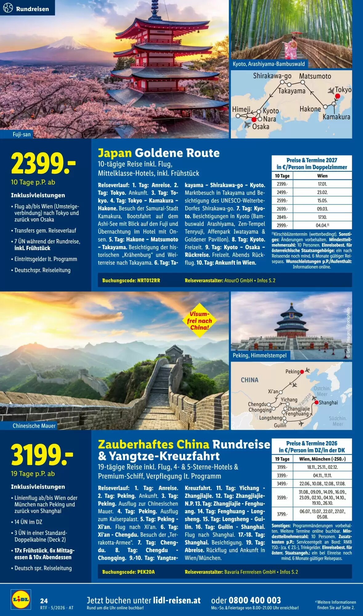 Lidl Reisen Flugblatt (ab 12.05.2026) - Angebote und Prospekt - Seite 24