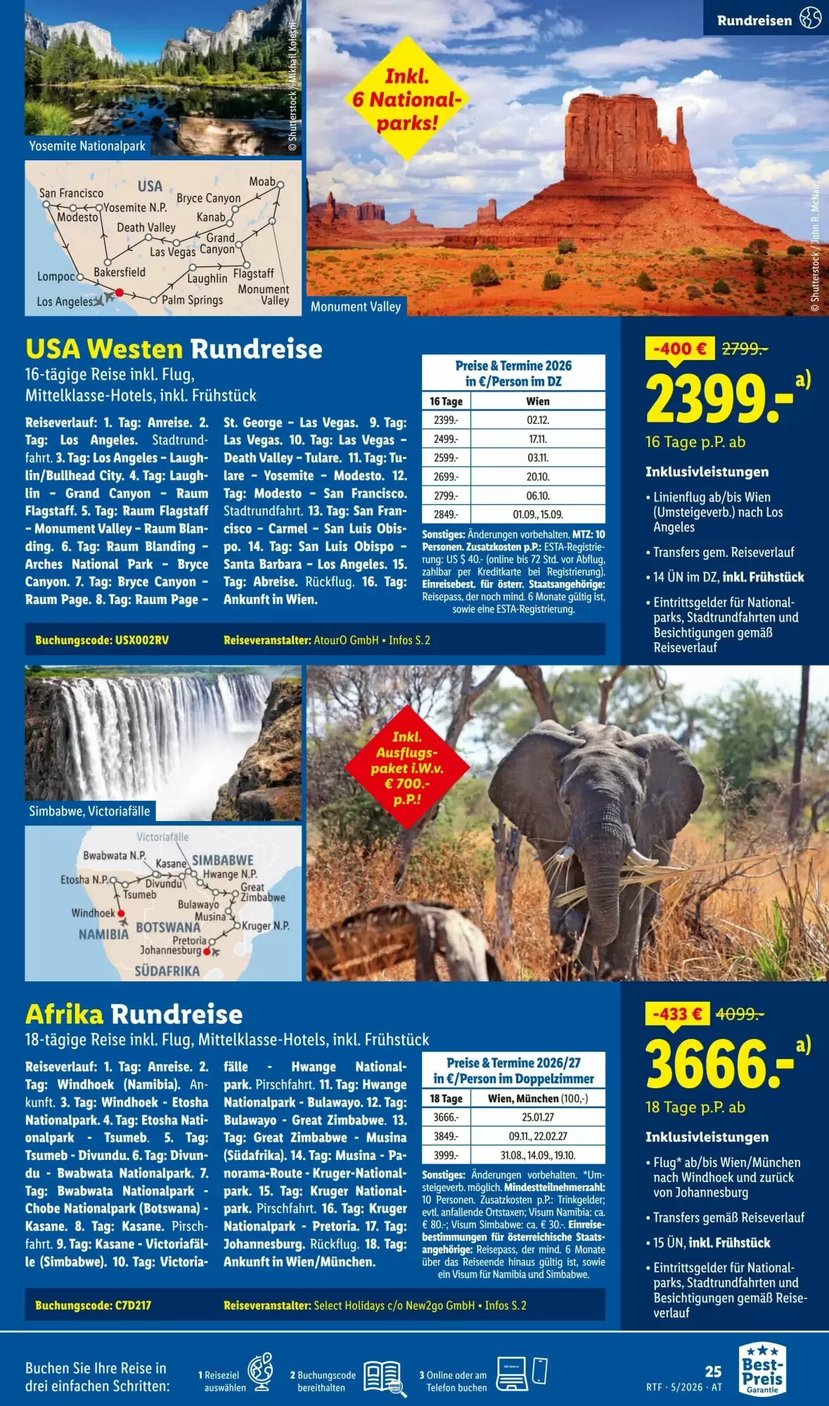Lidl Reisen Flugblatt (ab 12.05.2026) - Angebote und Prospekt - Seite 25