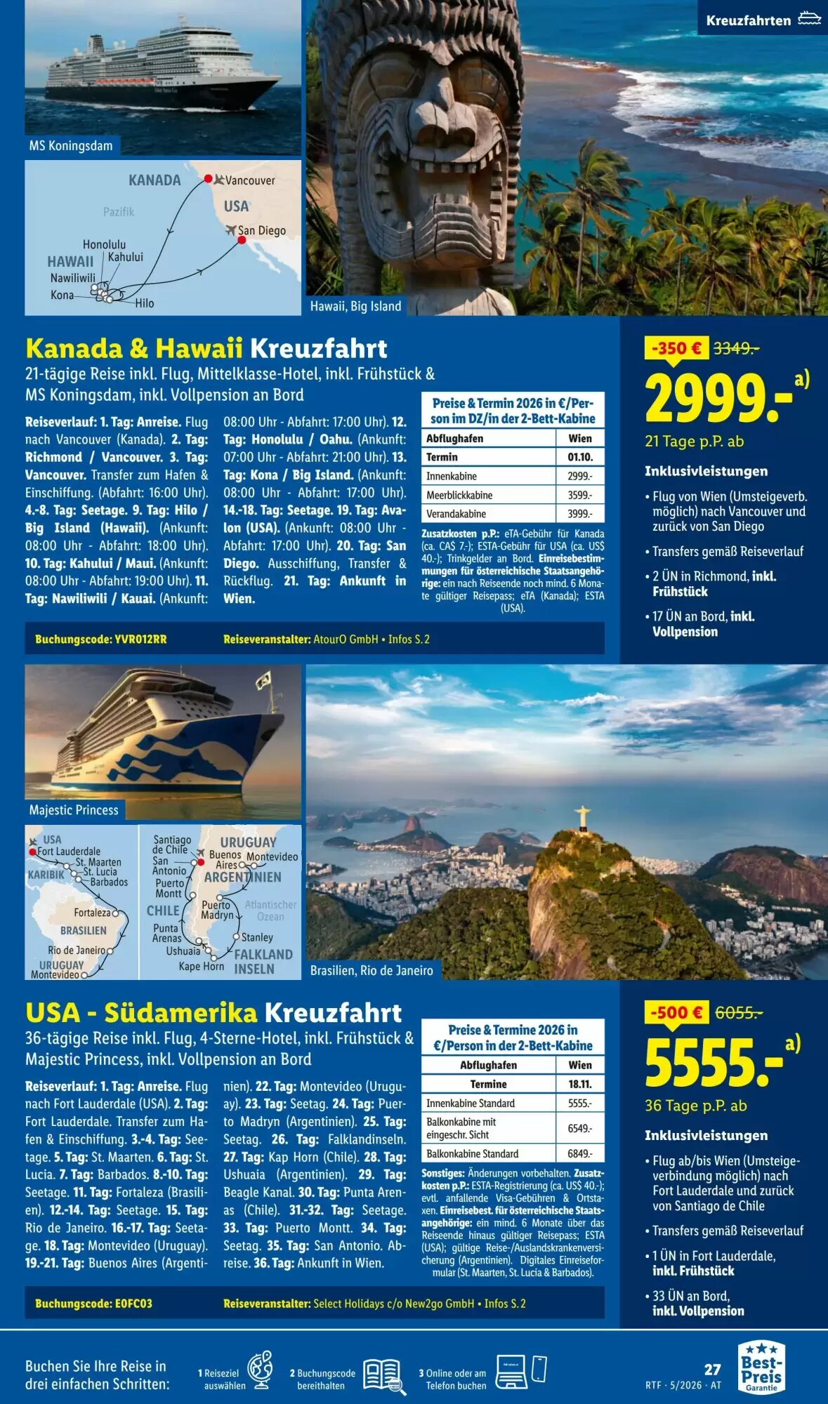 Lidl Reisen Flugblatt (ab 12.05.2026) - Angebote und Prospekt - Seite 27