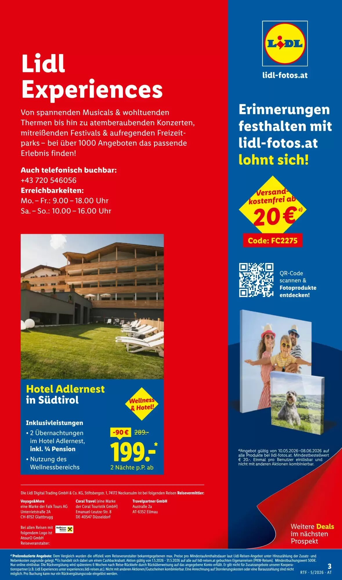 Lidl Reisen Flugblatt (ab 12.05.2026) - Angebote und Prospekt - Seite 3