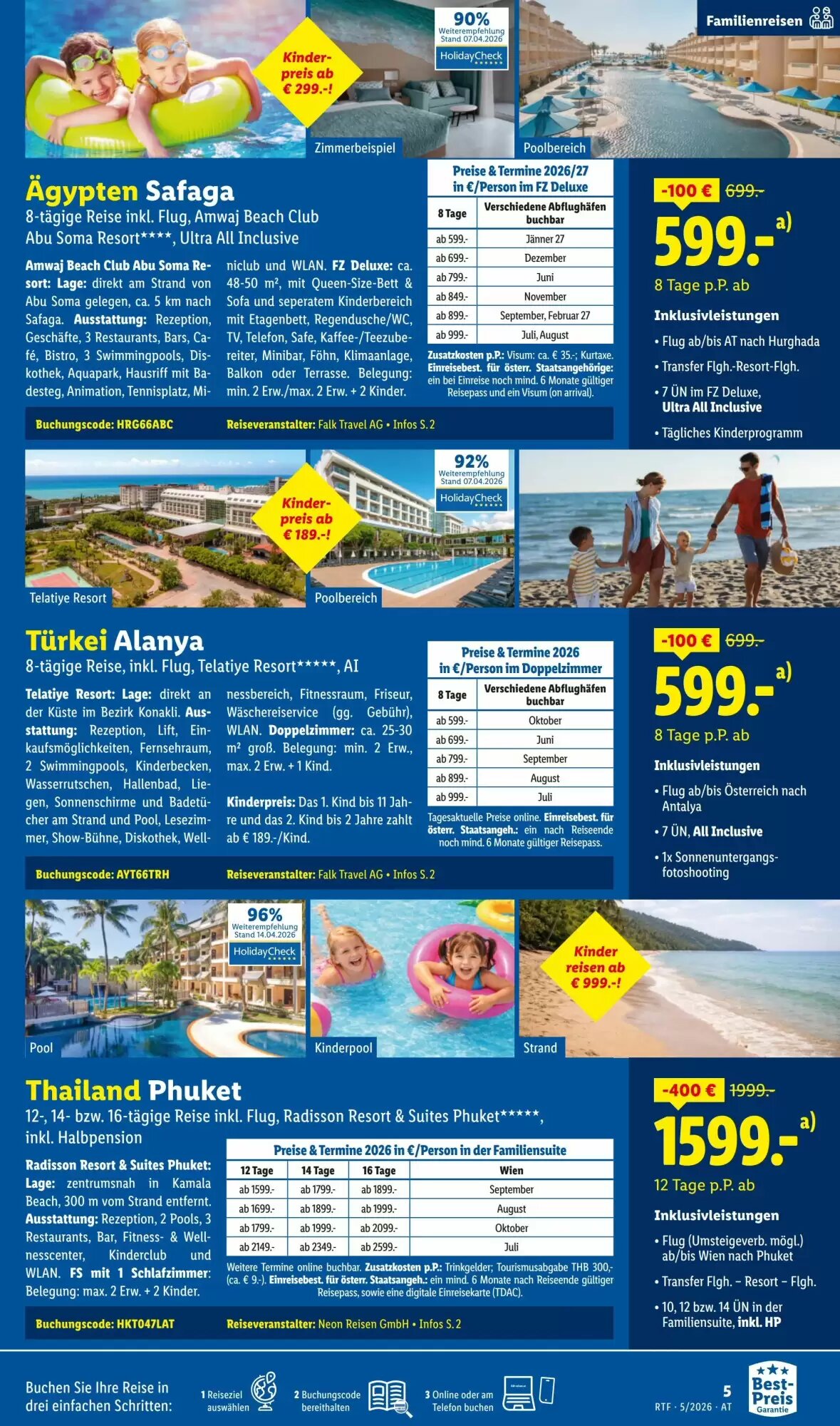 Lidl Reisen Flugblatt (ab 12.05.2026) - Angebote und Prospekt - Seite 5