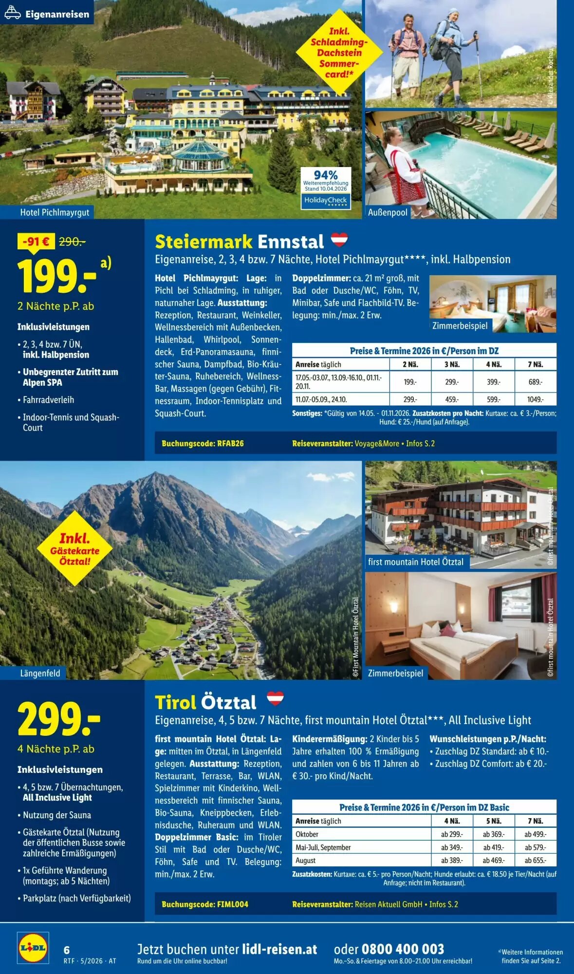 Lidl Reisen Flugblatt (ab 12.05.2026) - Angebote und Prospekt - Seite 6