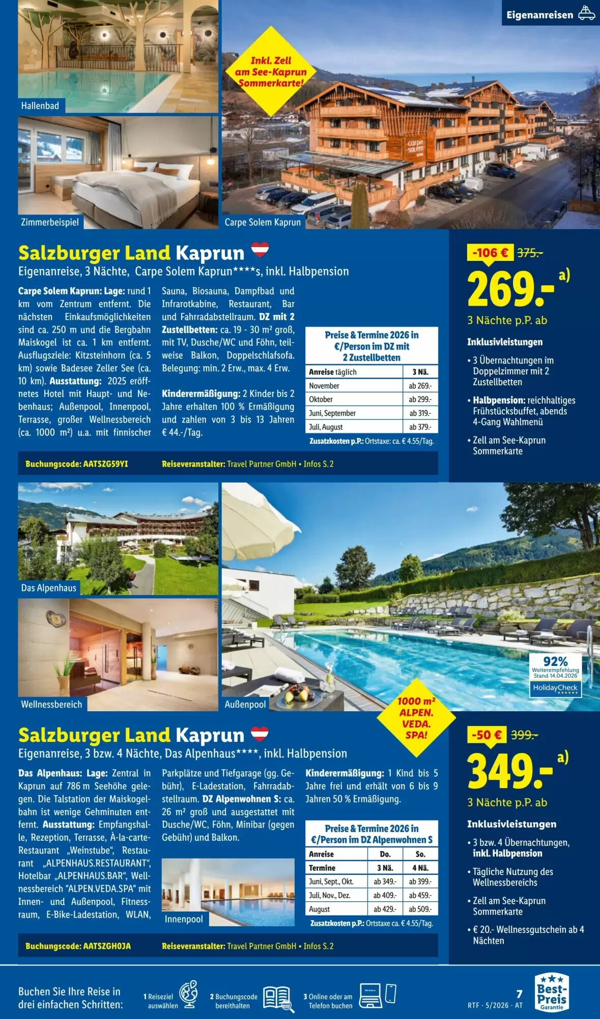 Lidl Reisen Flugblatt (ab 12.05.2026) - Angebote und Prospekt - Seite 7