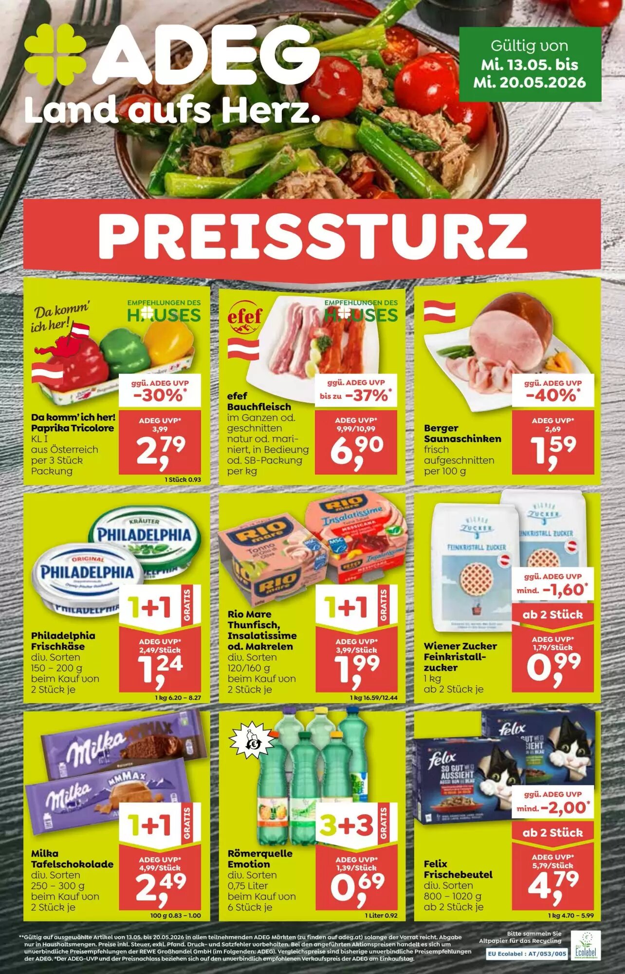 ADEG Flugblatt (ab 13.05.2026) - Angebote und Prospekt - Seite 1