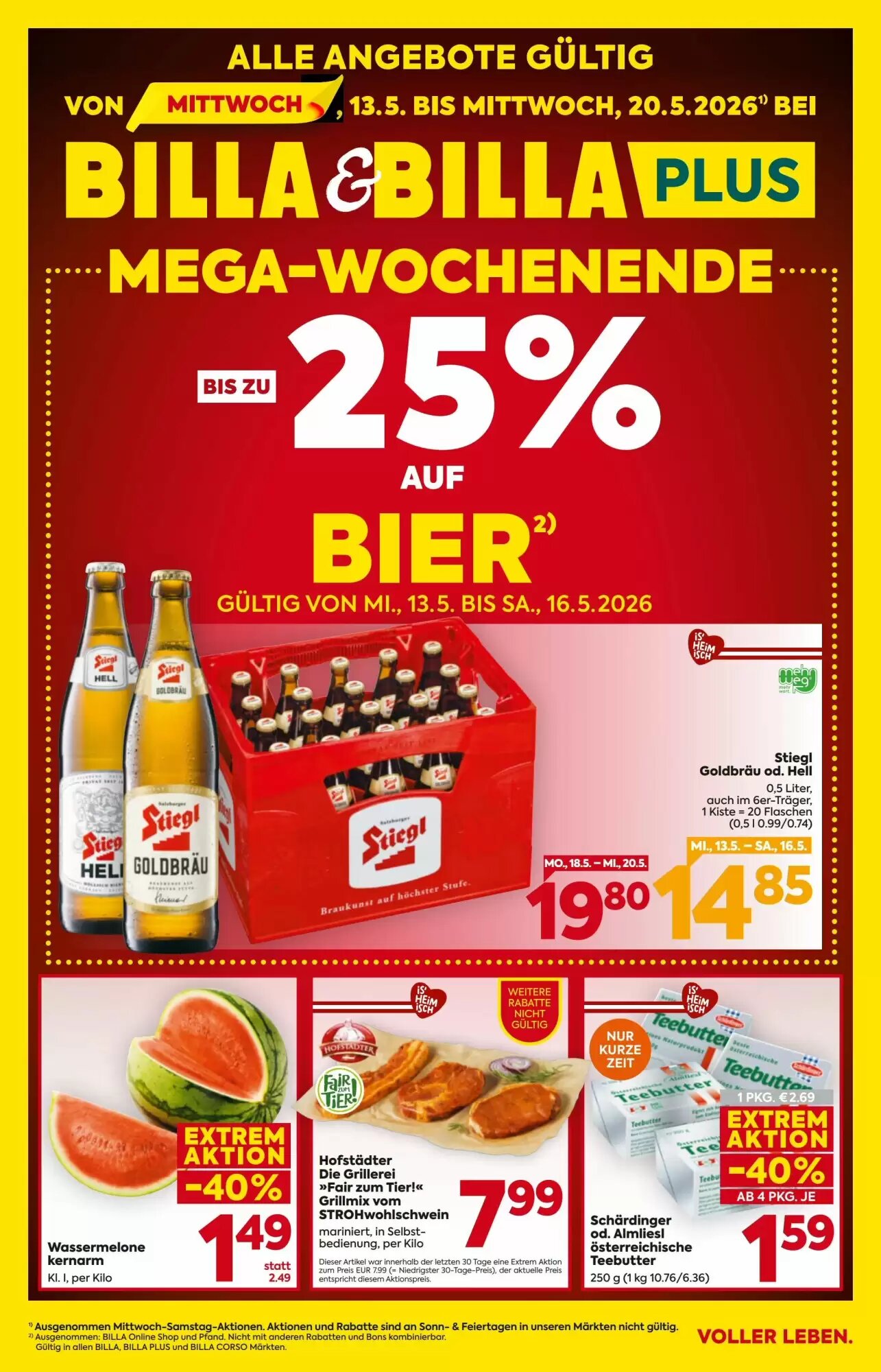Billa Flugblatt (ab 13.05.2026) - Angebote und Prospekt - Seite 1