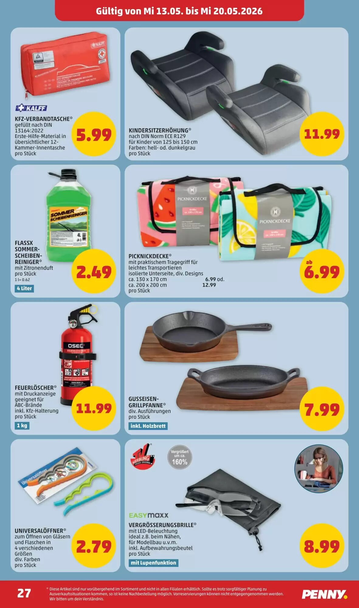 PENNY Flugblatt (ab 13.05.2026) - Angebote und Prospekt - Seite 27