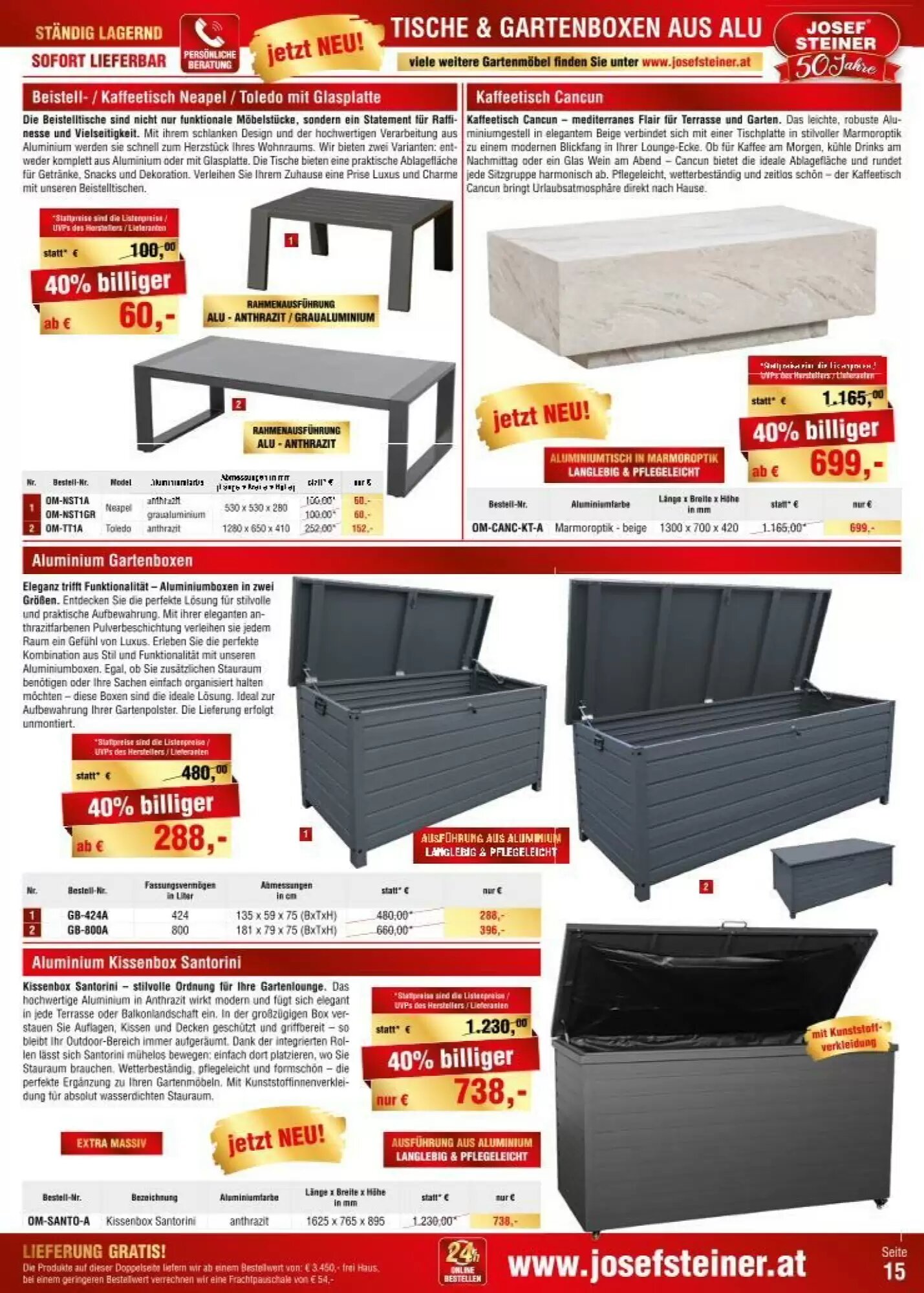 Josef Steiner Flugblatt (ab 13.05.2026) - Angebote und Prospekt - Seite 15
