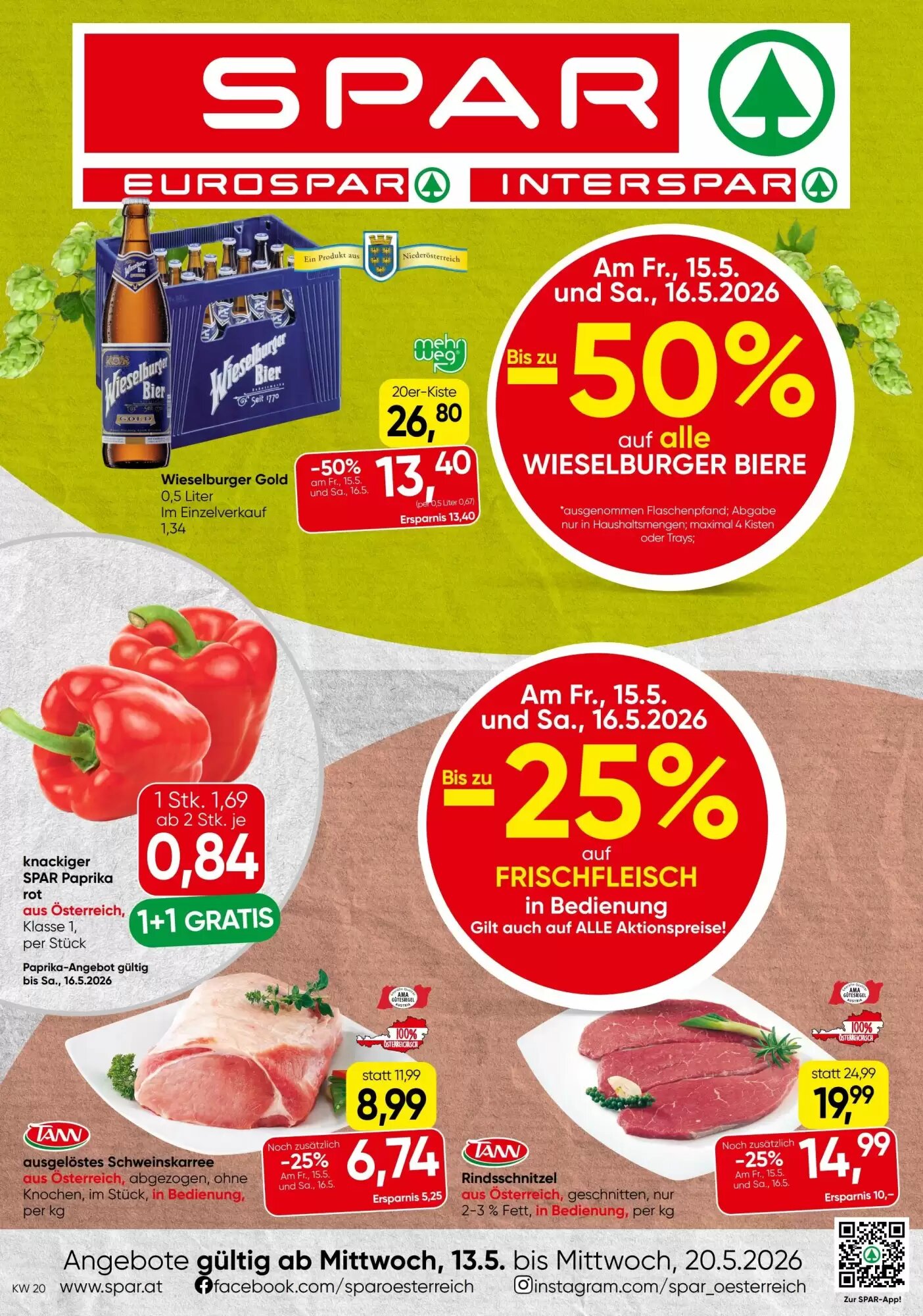 Spar Flugblatt (ab 13.05.2026) - Angebote und Prospekt - Seite 1