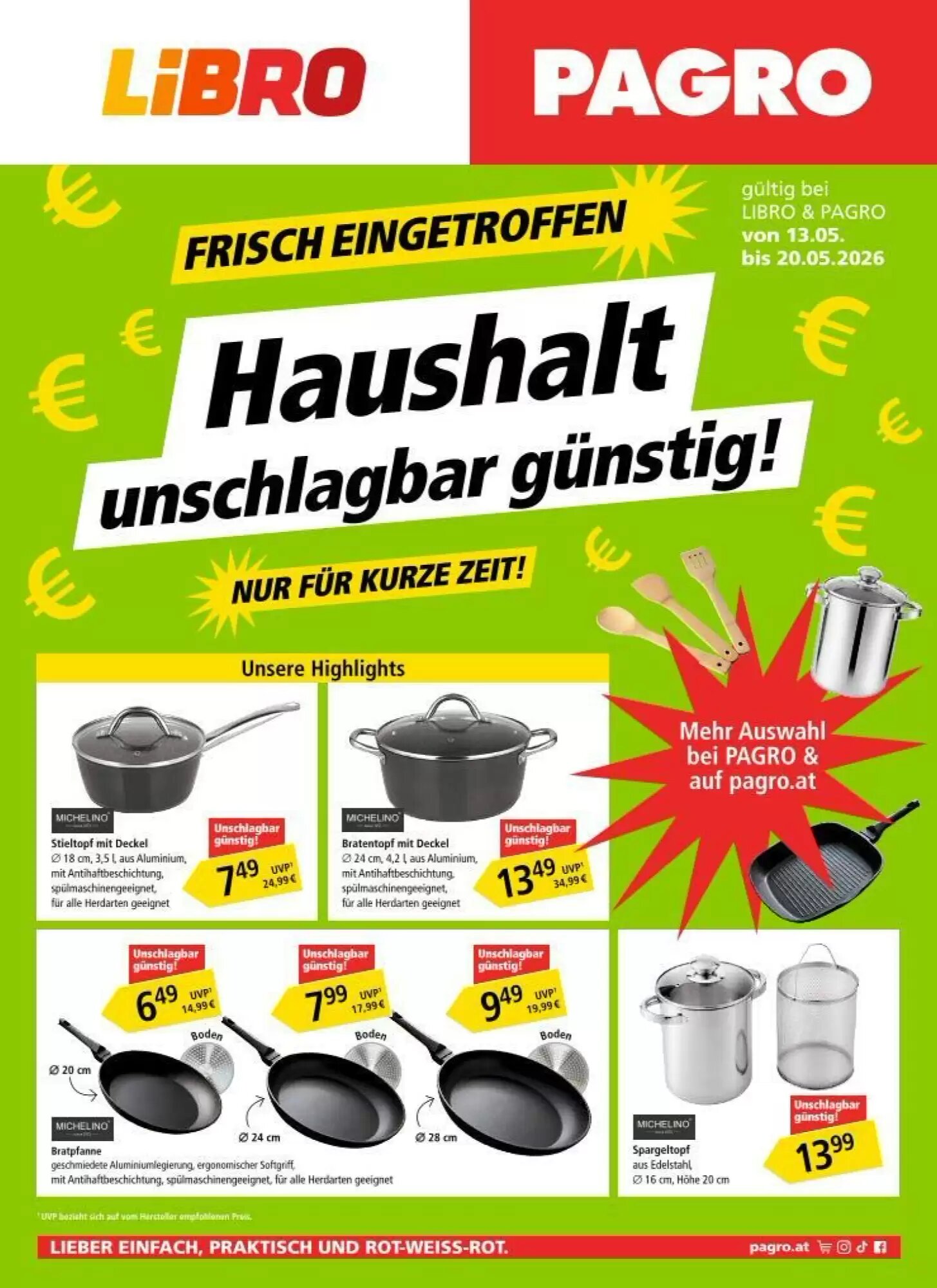 Pagro Diskont Flugblatt (ab 13.05.2026) - Angebote und Prospekt - Seite 1