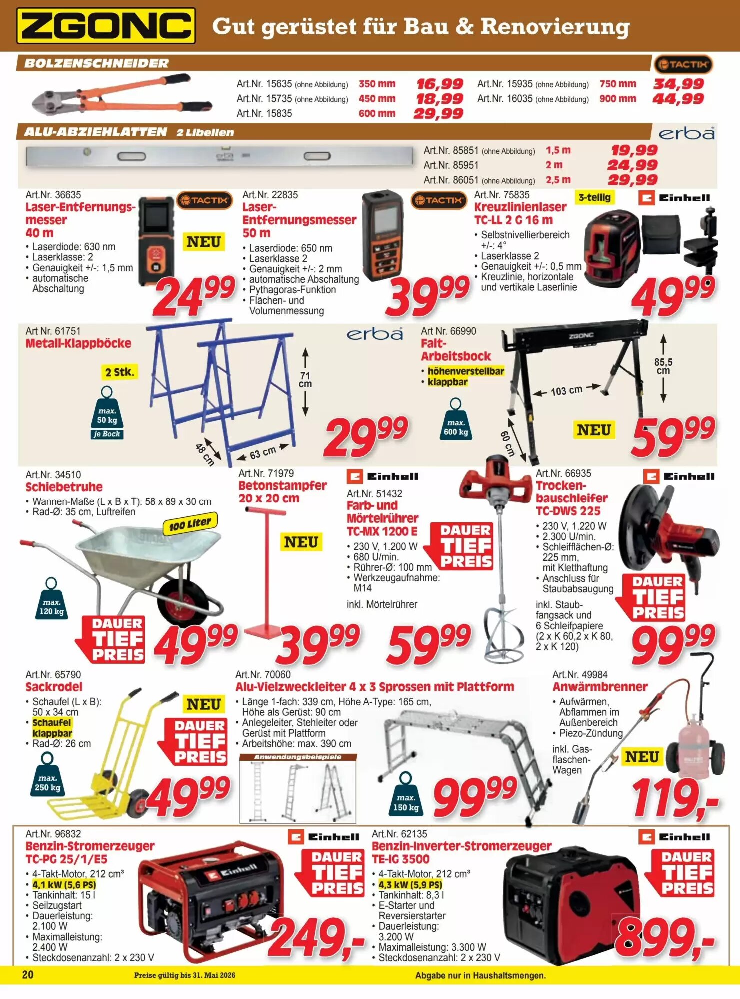 Zgonc Flugblatt (ab 13.05.2026) - Angebote und Prospekt - Seite 20