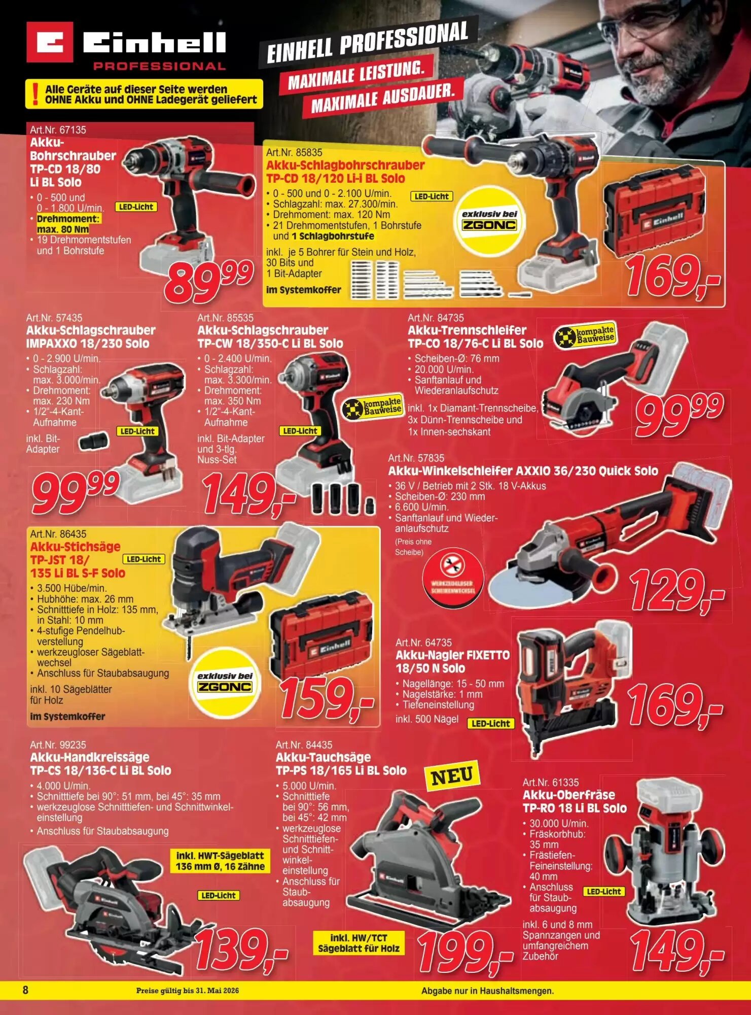 Zgonc Flugblatt (ab 13.05.2026) - Angebote und Prospekt - Seite 8