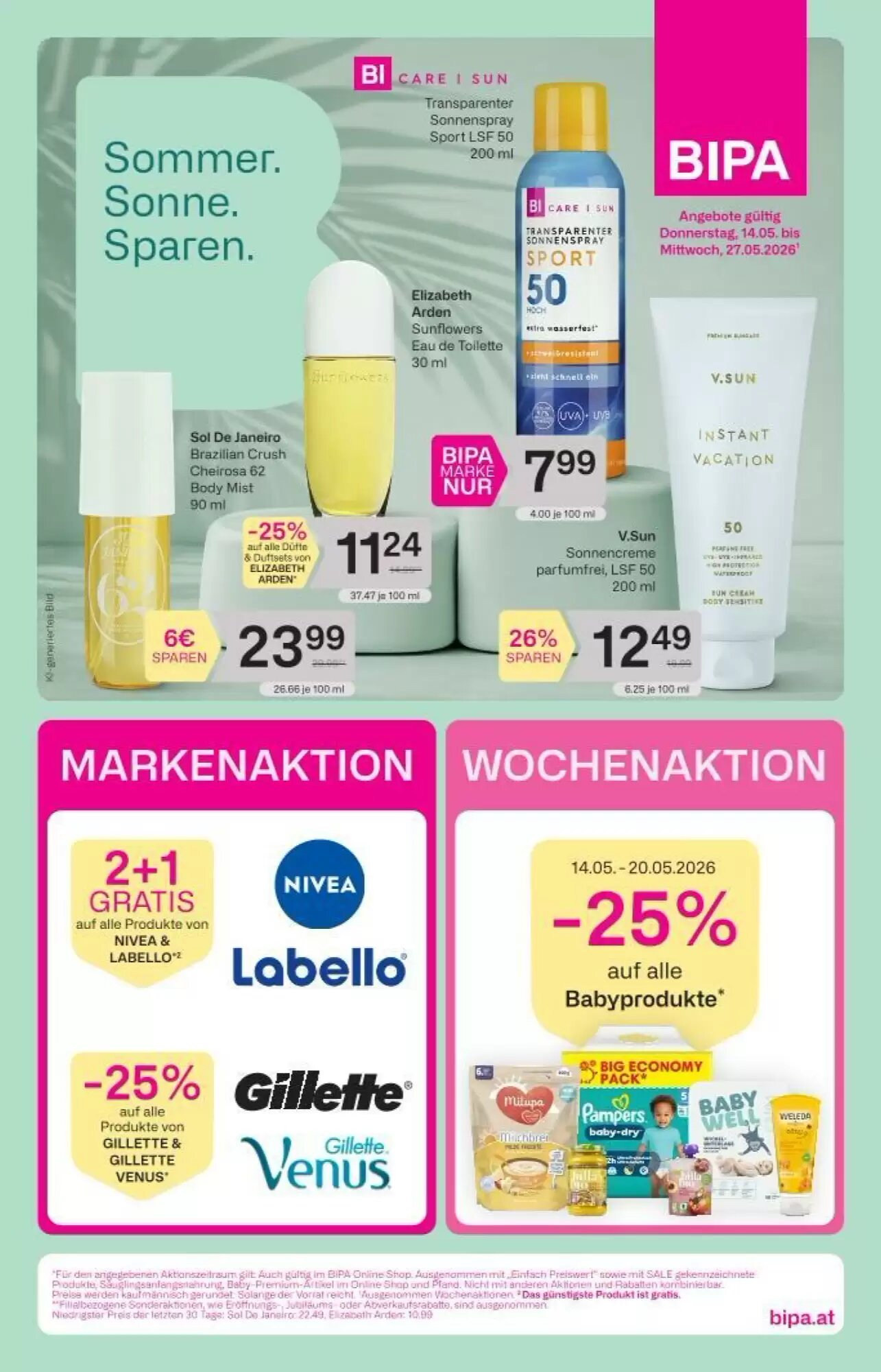 Bipa Flugblatt (ab 14.05.2026) - Angebote und Prospekt - Seite 1