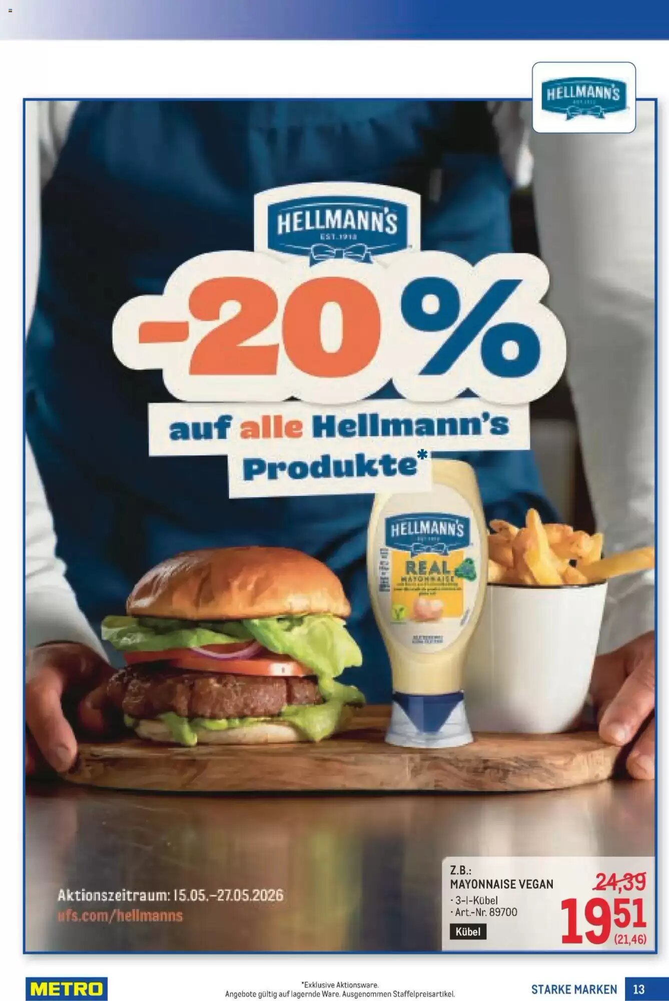 Metro Flugblatt (ab 15.05.2026) - Angebote und Prospekt - Seite 13