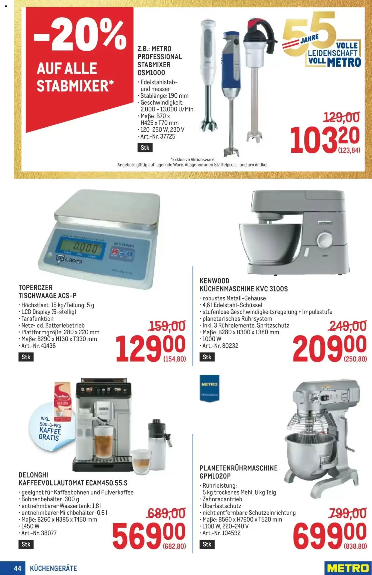 Metro Flugblatt (ab 15.05.2026) - Angebote und Prospekt - Seite 44