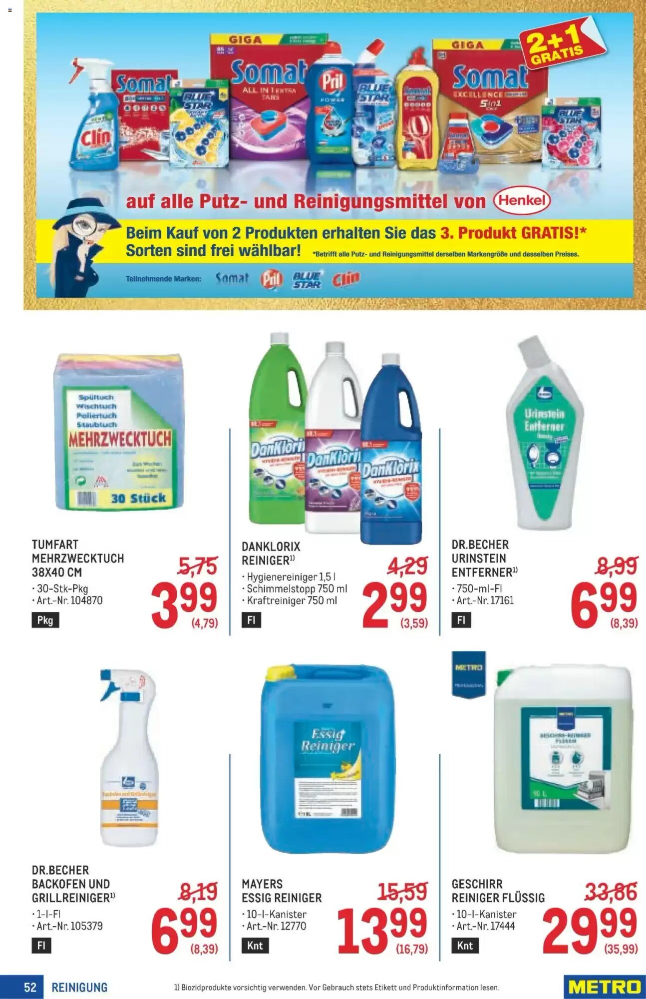 Metro Flugblatt (ab 15.05.2026) - Angebote und Prospekt - Seite 52
