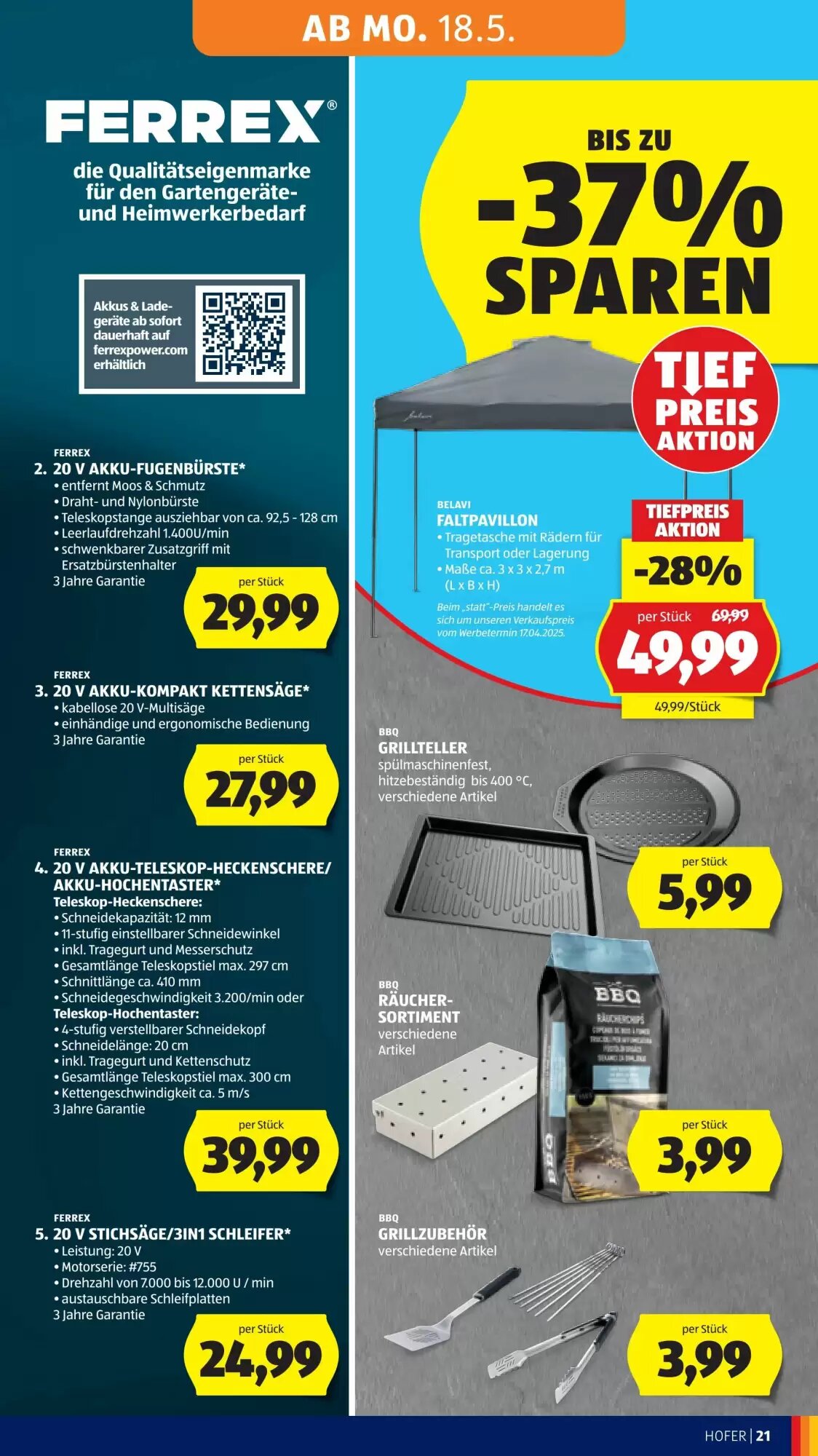 Hofer Flugblatt (ab 15.05.2026) - Angebote und Prospekt - Seite 27