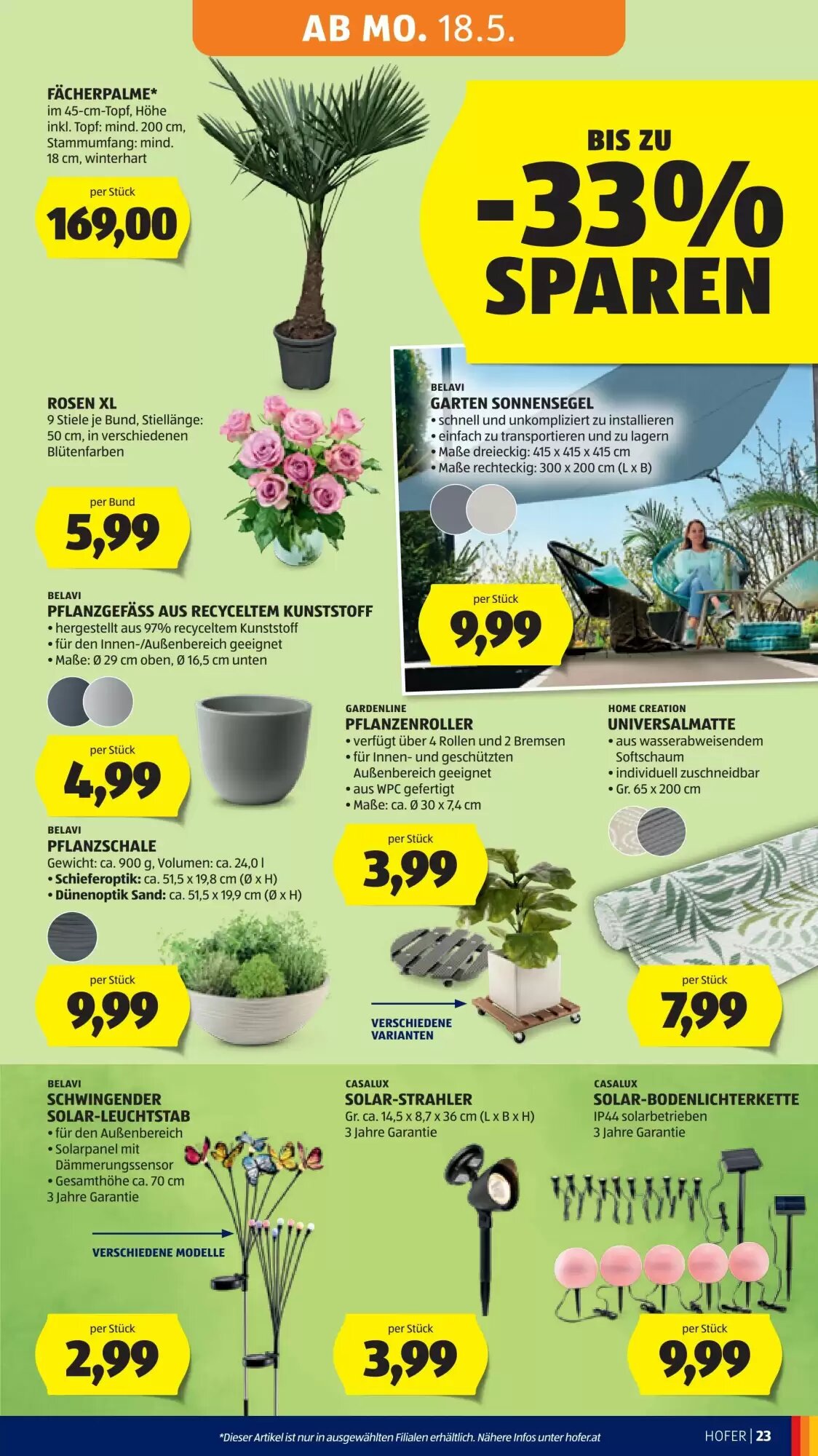 Hofer Flugblatt (ab 15.05.2026) - Angebote und Prospekt - Seite 29