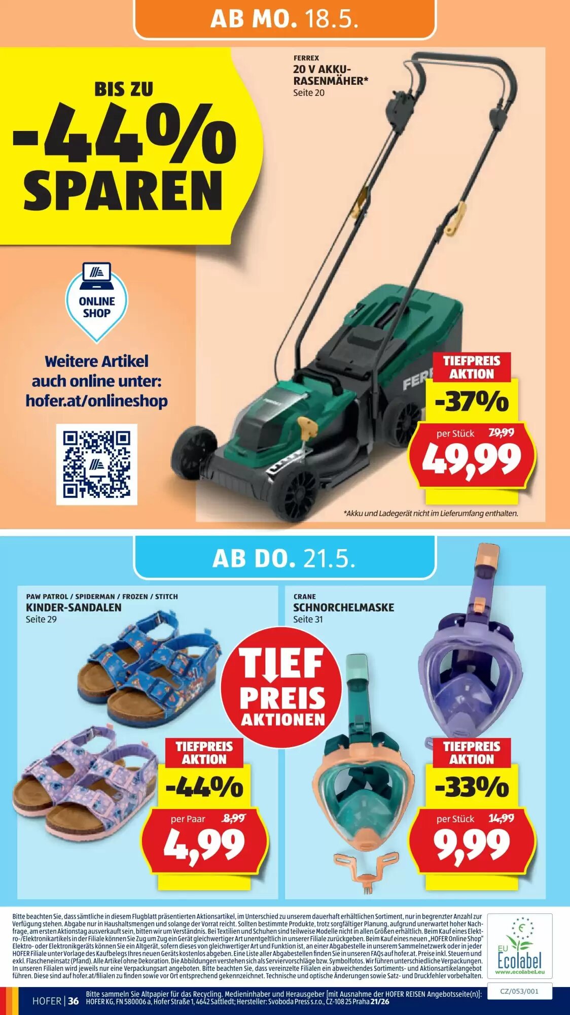 Hofer Flugblatt (ab 15.05.2026) - Angebote und Prospekt - Seite 45