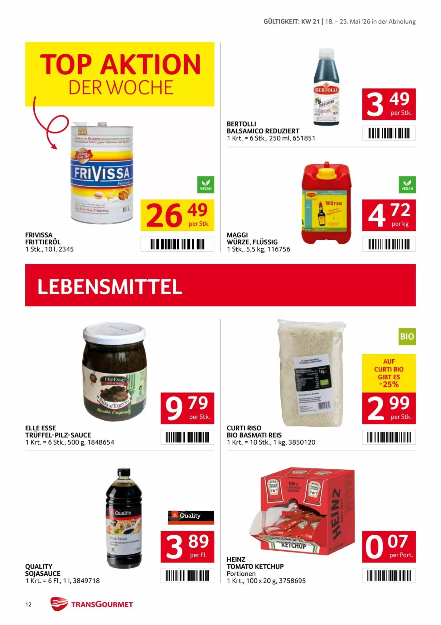 Transgourmet Flugblatt (ab 18.05.2026) - Angebote und Prospekt - Seite 12