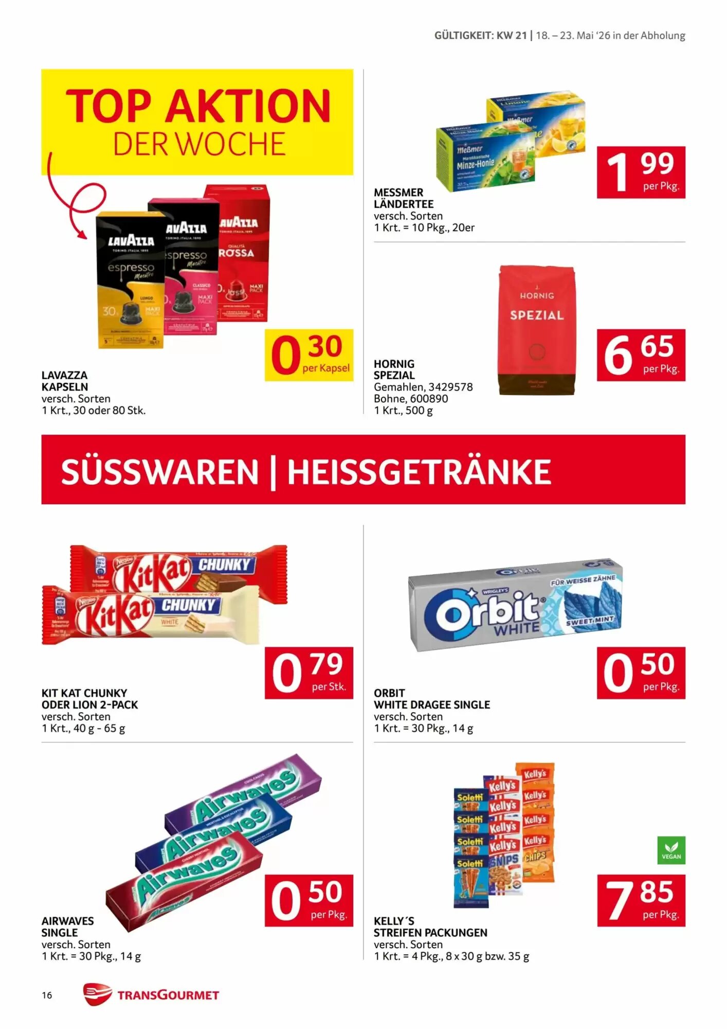 Transgourmet Flugblatt (ab 18.05.2026) - Angebote und Prospekt - Seite 16