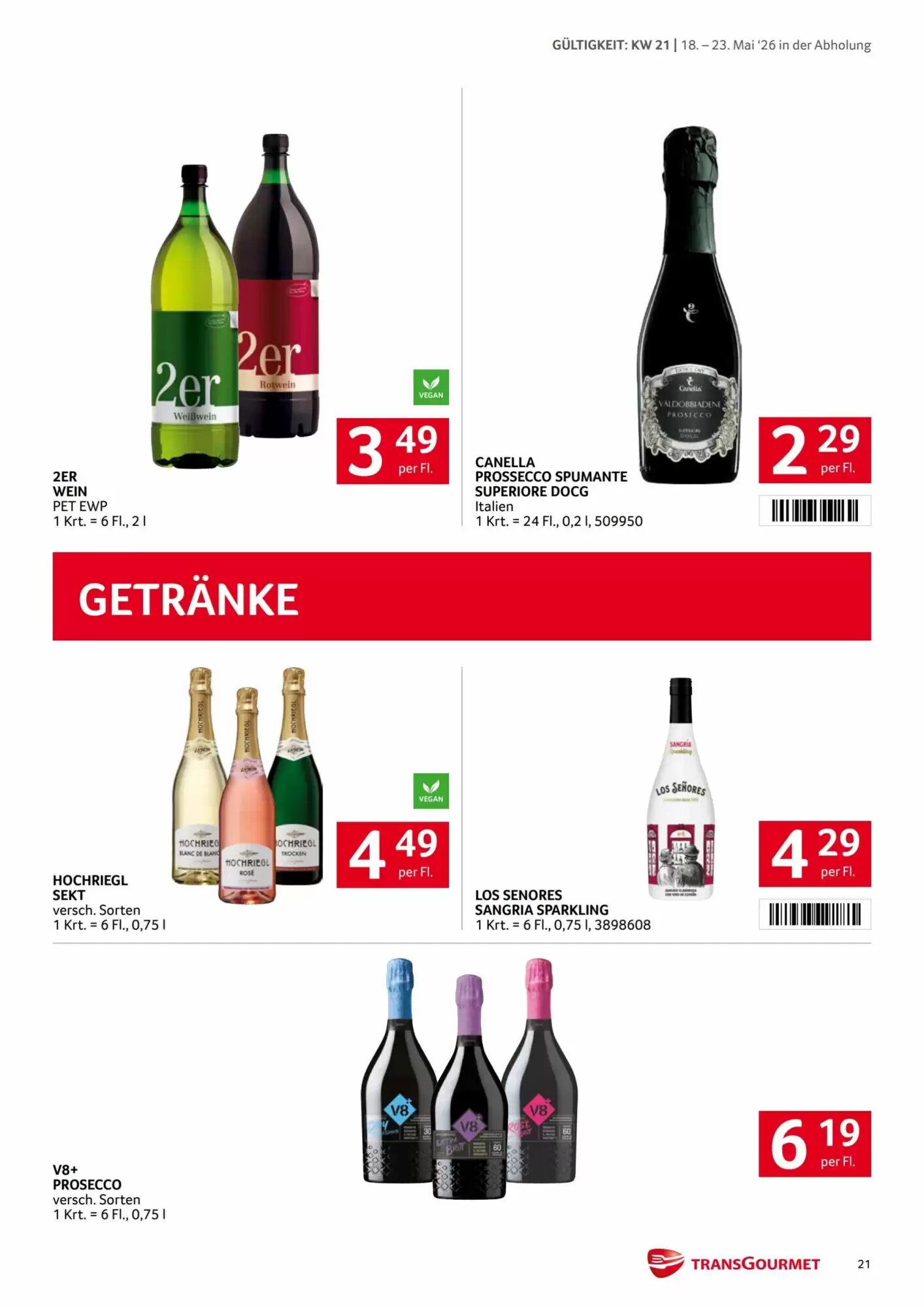 Transgourmet Flugblatt (ab 18.05.2026) - Angebote und Prospekt - Seite 21
