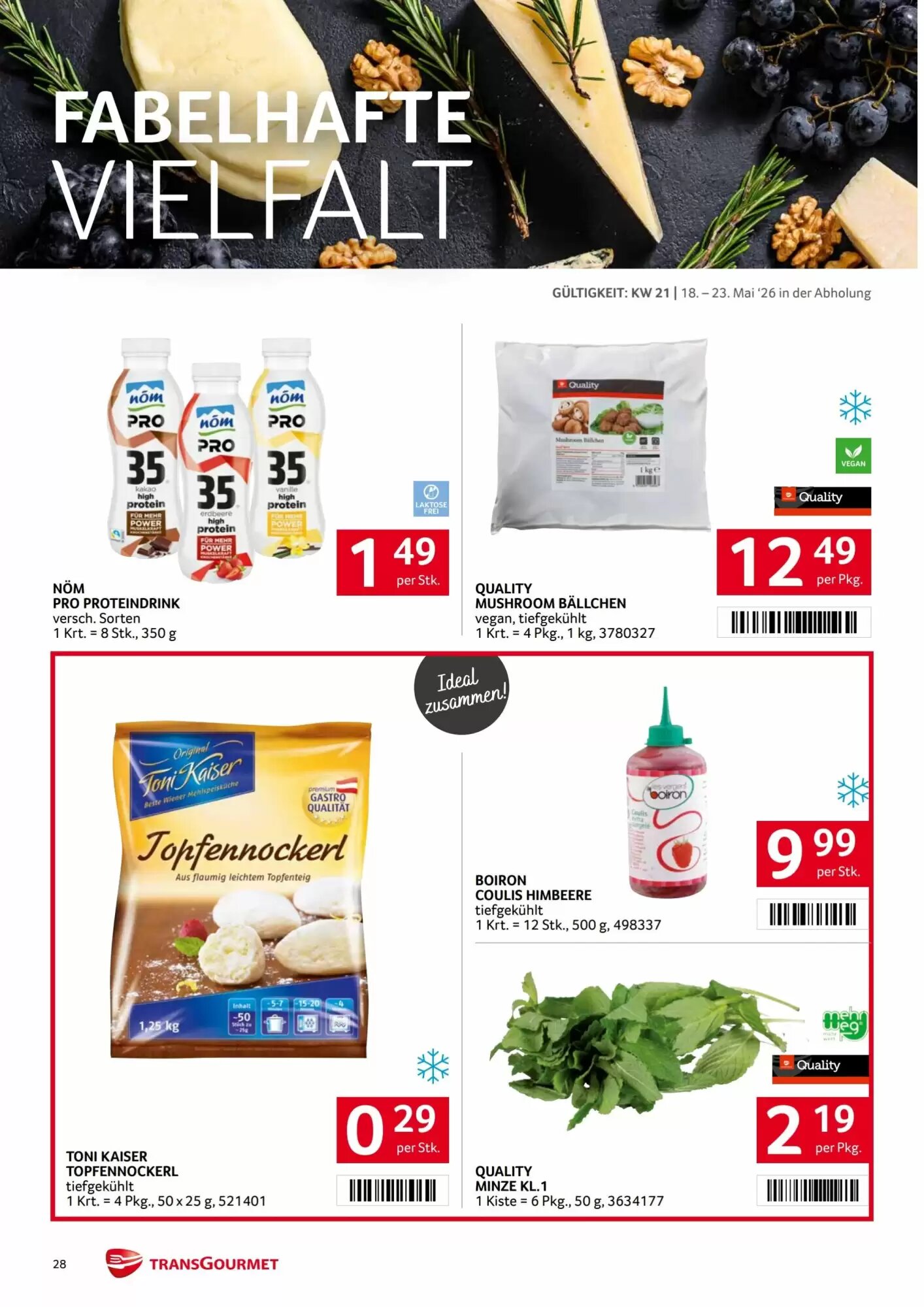 Transgourmet Flugblatt (ab 18.05.2026) - Angebote und Prospekt - Seite 28