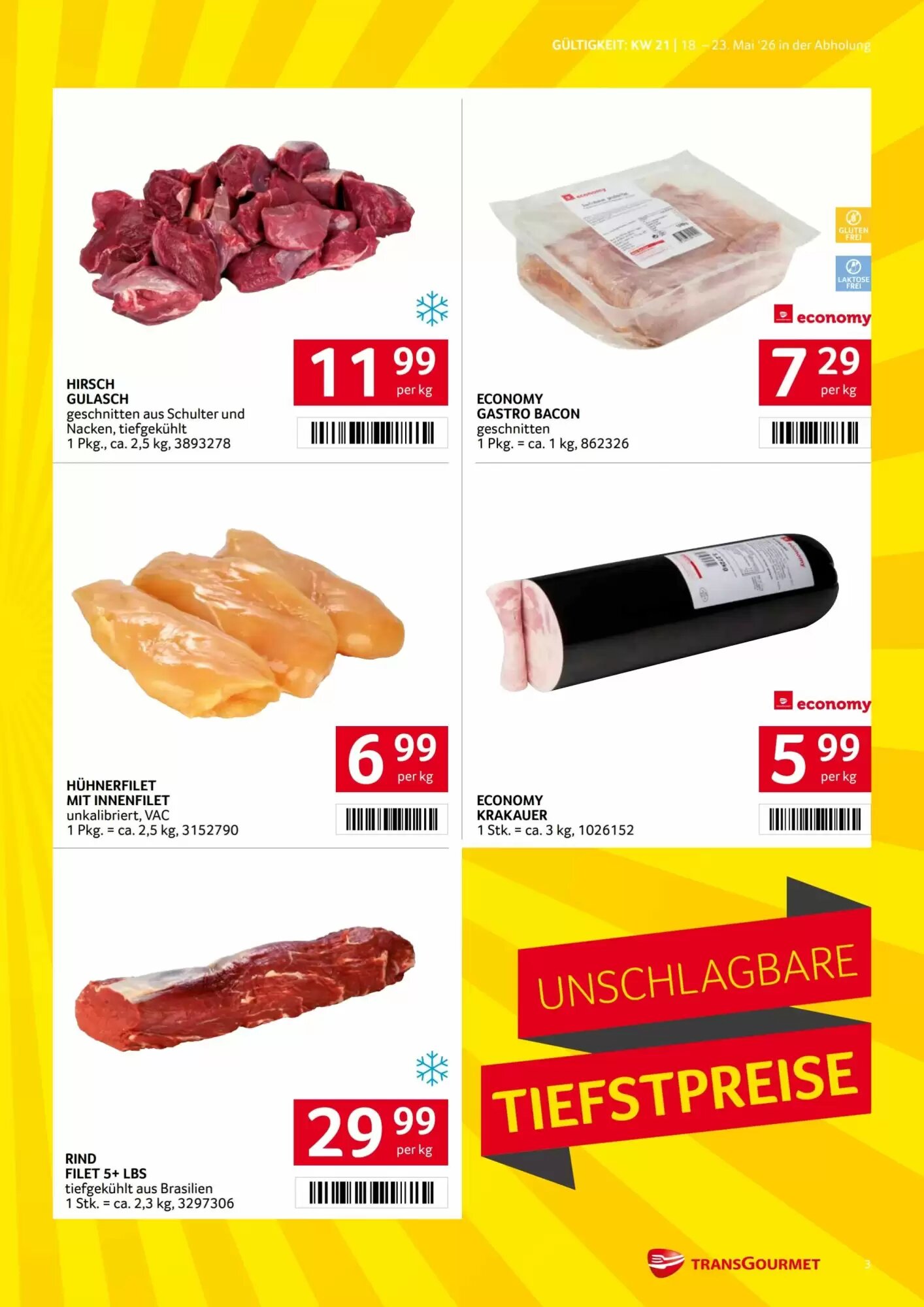 Transgourmet Flugblatt (ab 18.05.2026) - Angebote und Prospekt - Seite 3
