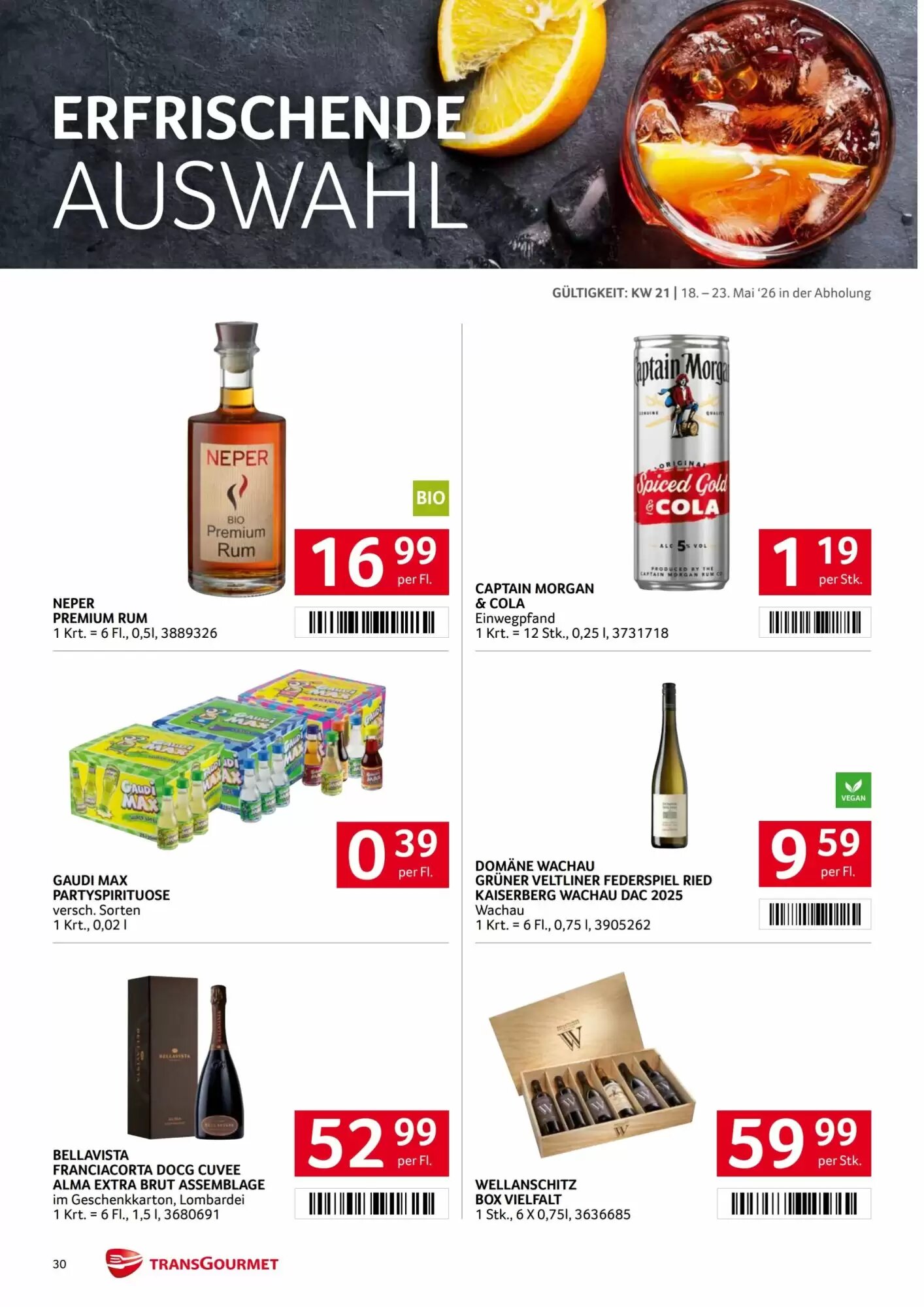 Transgourmet Flugblatt (ab 18.05.2026) - Angebote und Prospekt - Seite 30