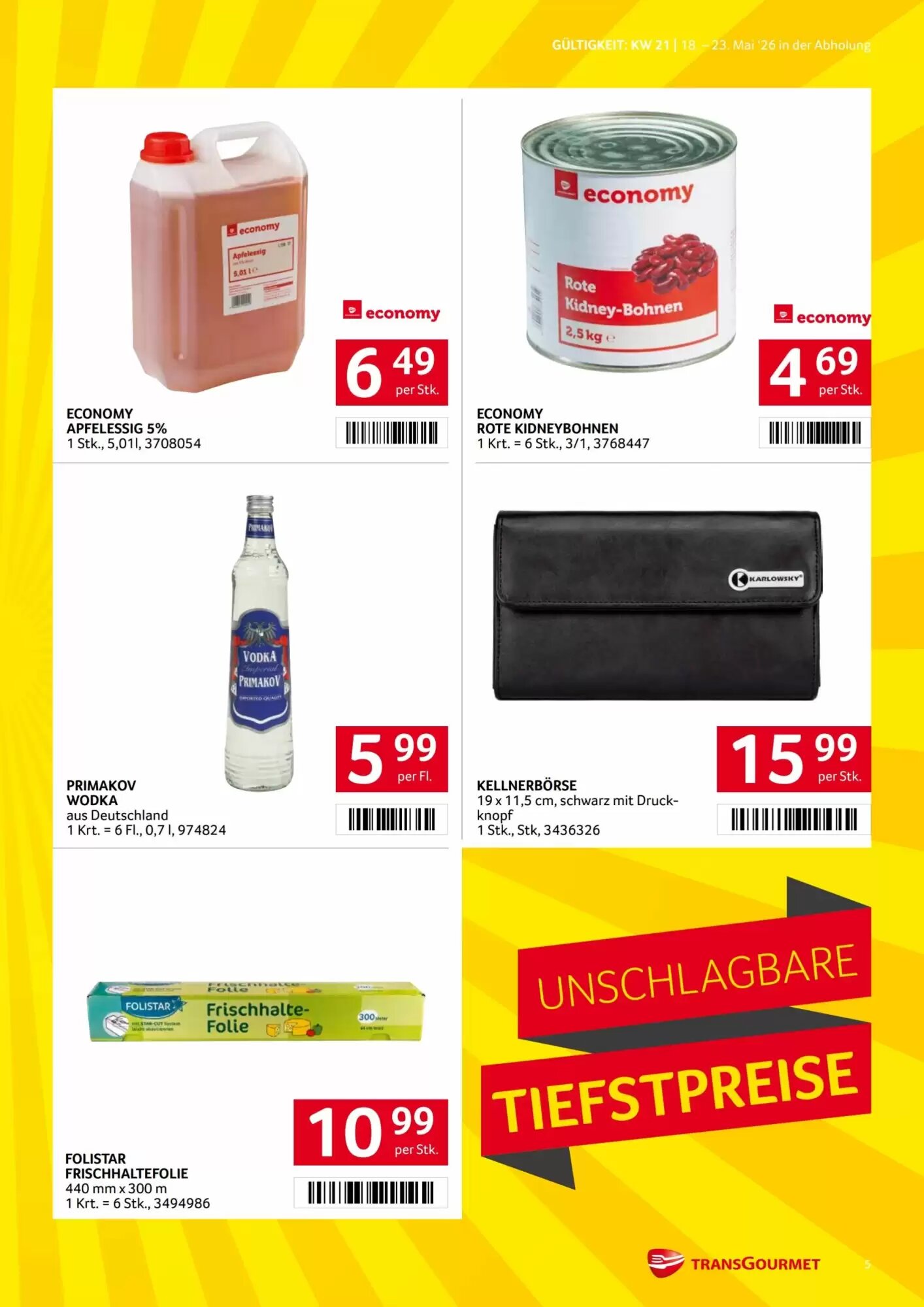 Transgourmet Flugblatt (ab 18.05.2026) - Angebote und Prospekt - Seite 5