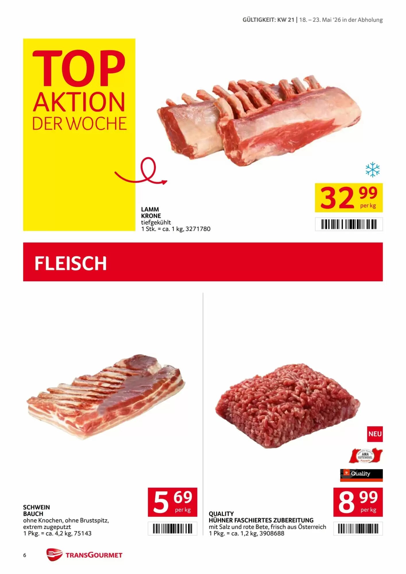 Transgourmet Flugblatt (ab 18.05.2026) - Angebote und Prospekt - Seite 6