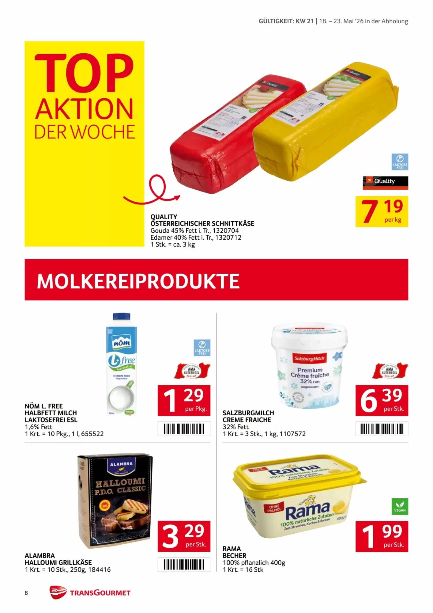 Transgourmet Flugblatt (ab 18.05.2026) - Angebote und Prospekt - Seite 8