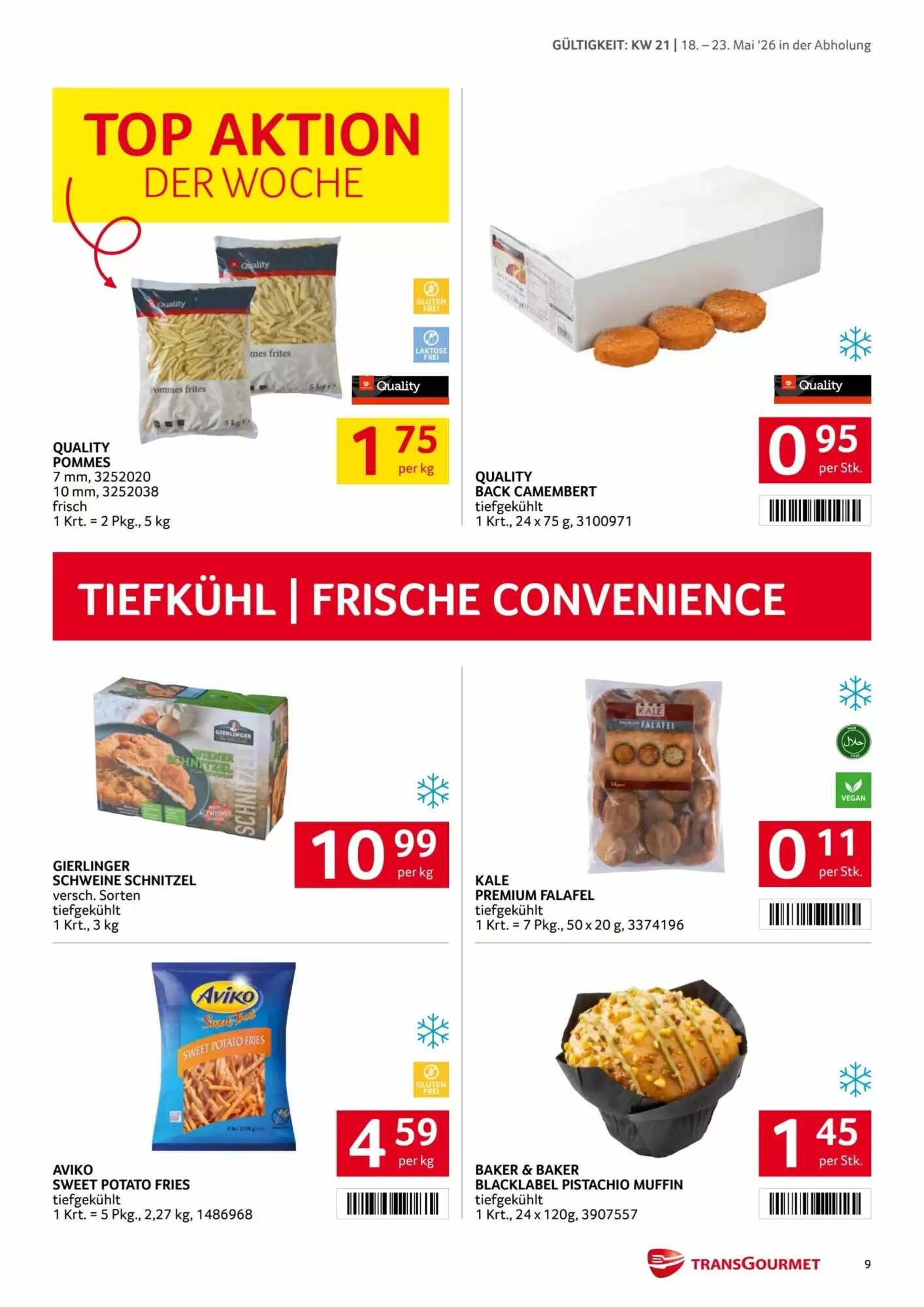 Transgourmet Flugblatt (ab 18.05.2026) - Angebote und Prospekt - Seite 9