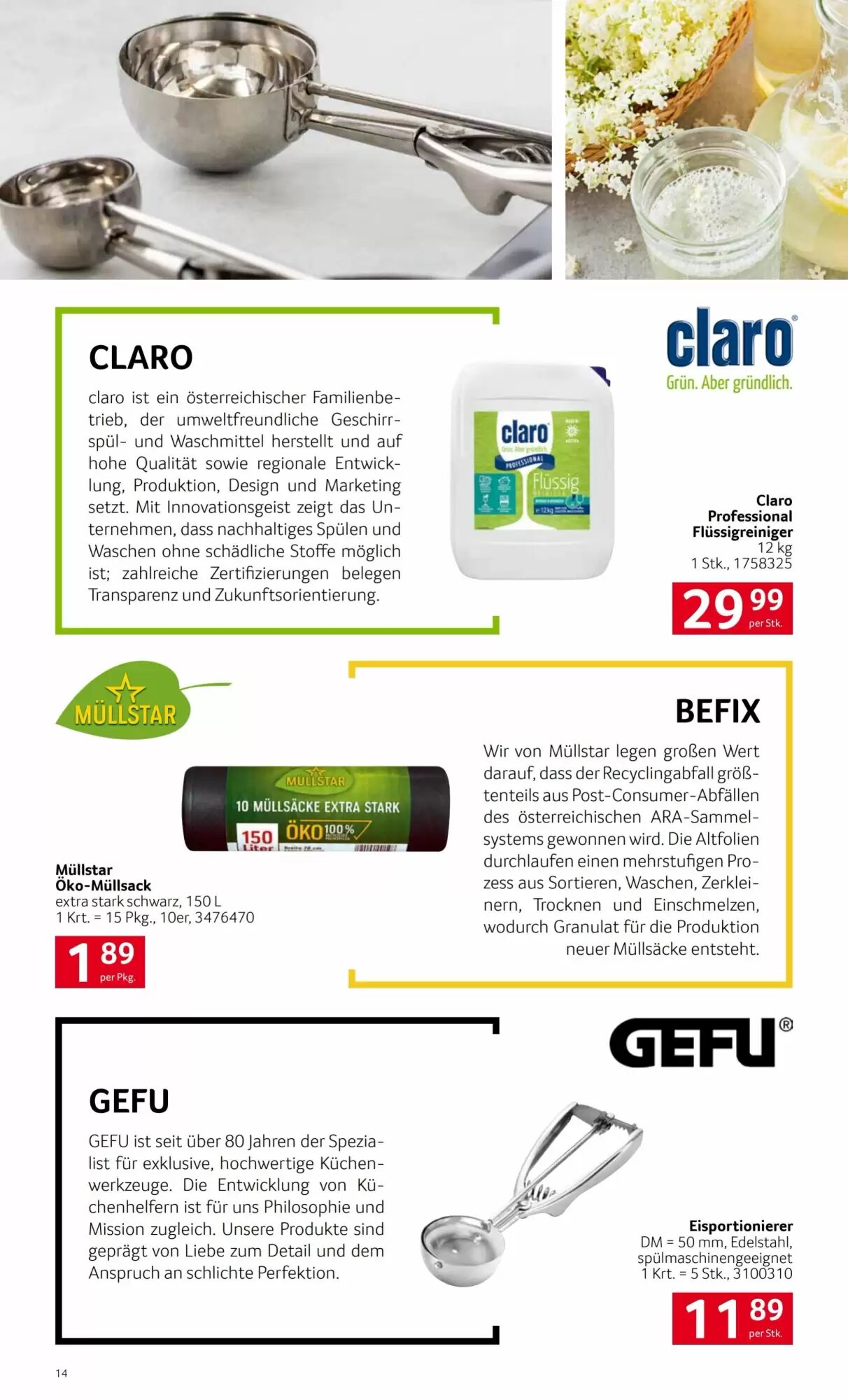 Transgourmet Flugblatt (ab 18.05.2026) - Angebote und Prospekt - Seite 14