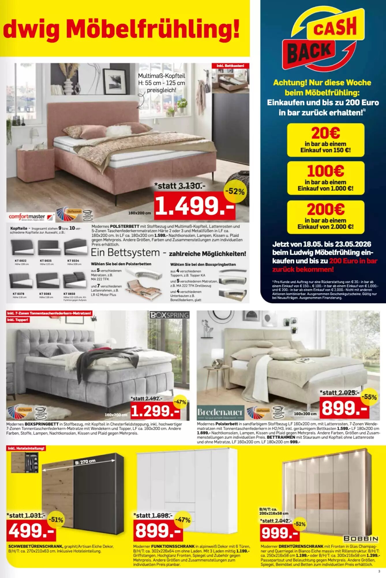 Möbel Ludwig Flugblatt (ab 18.05.2026) - Angebote und Prospekt - Seite 3