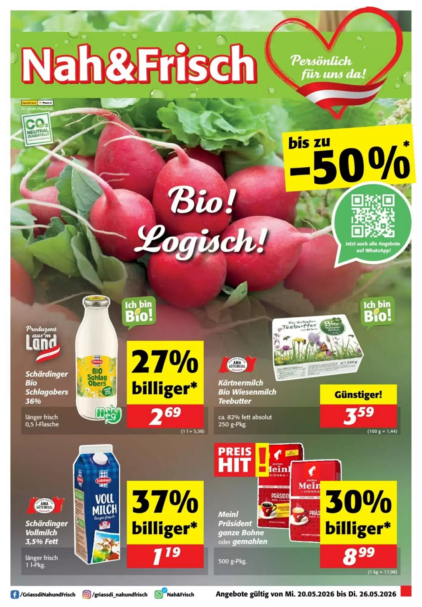 Nah&Frisch Flugblatt (ab 20.05.2026) - Angebote und Prospekt - Seite 1