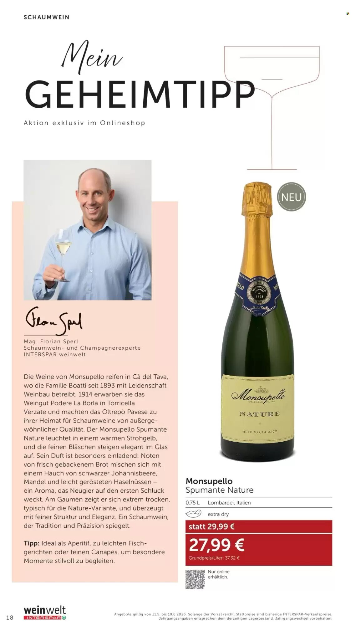 Weinwelt Interspar Flugblatt (ab 21.05.2026) - Angebote und Prospekt - Seite 18