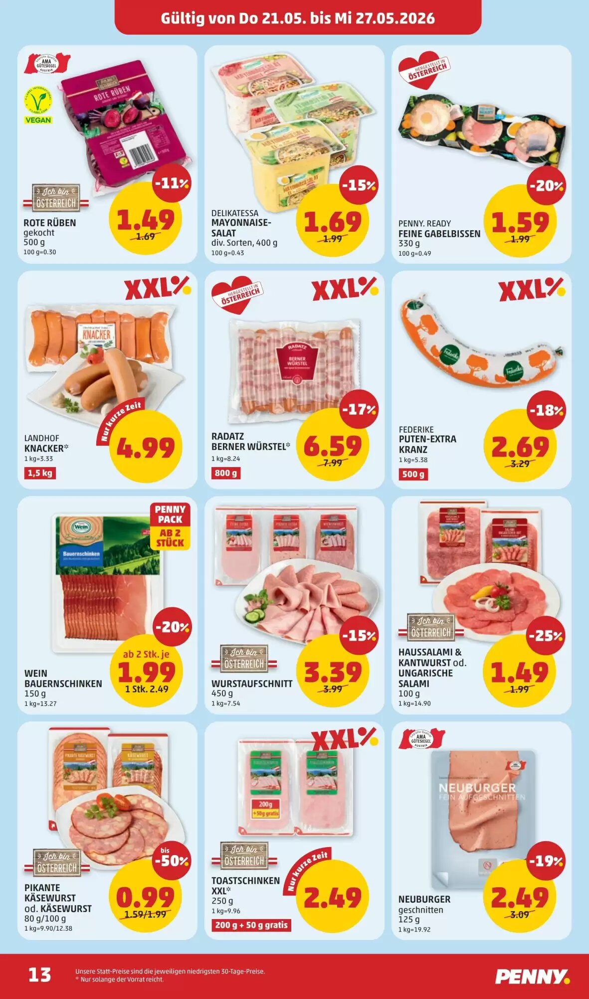 PENNY Flugblatt (ab 21.05.2026) - Angebote und Prospekt - Seite 13