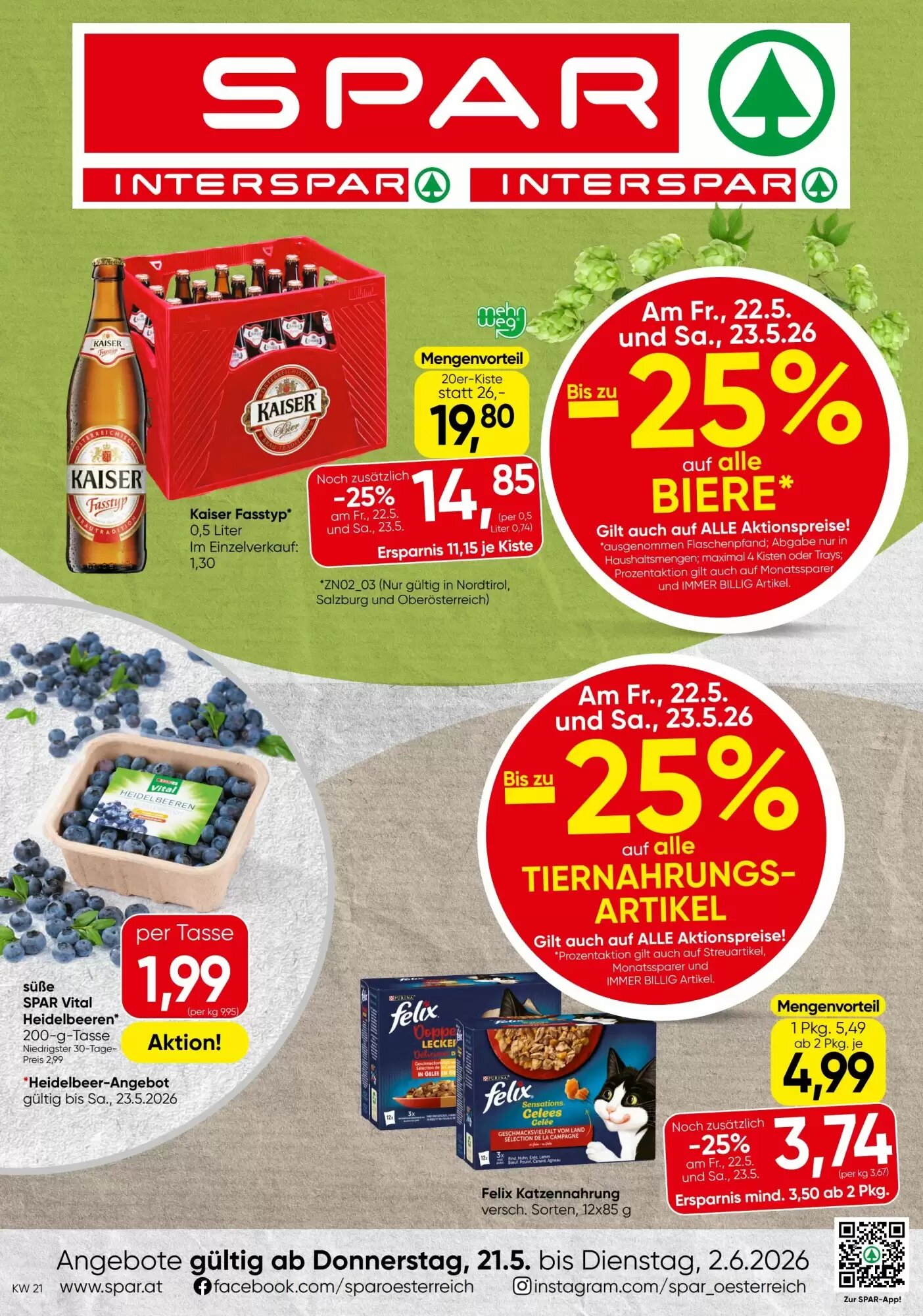 Interspar Flugblatt (ab 21.05.2026) - Angebote und Prospekt - Seite 1